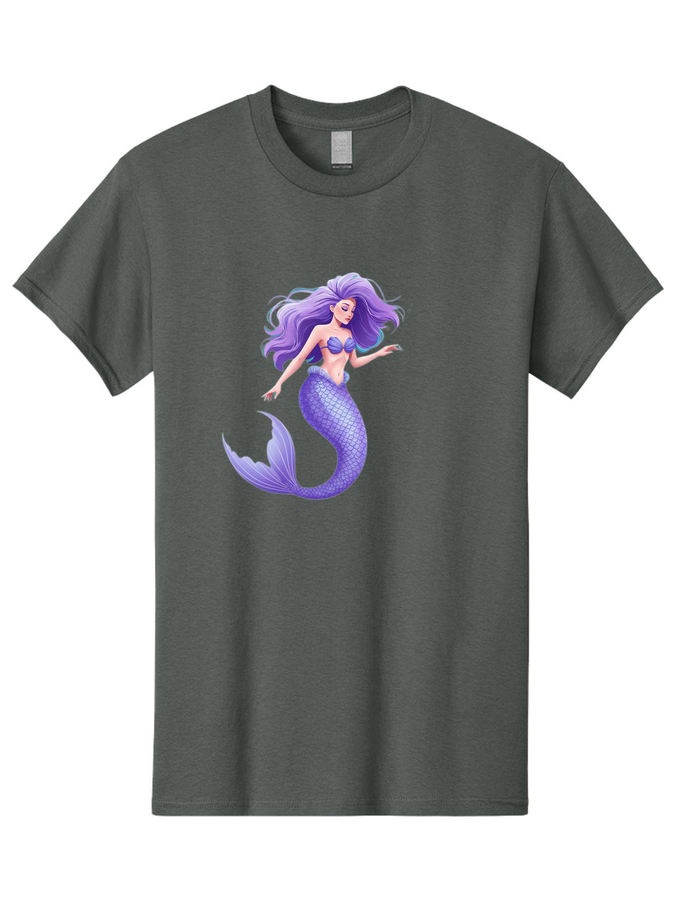 Purple-Mermaid-2 Men'S Graphic Tee, 100% Cotton, Comfortable Casual Summer Wear, Machine Washable, Vintage Camera, Old Camera, Antique Camera, Black Camera, Classic Photography, Photography Equipment, Nostalgic Device, Film Camera, Camera Art Baj204