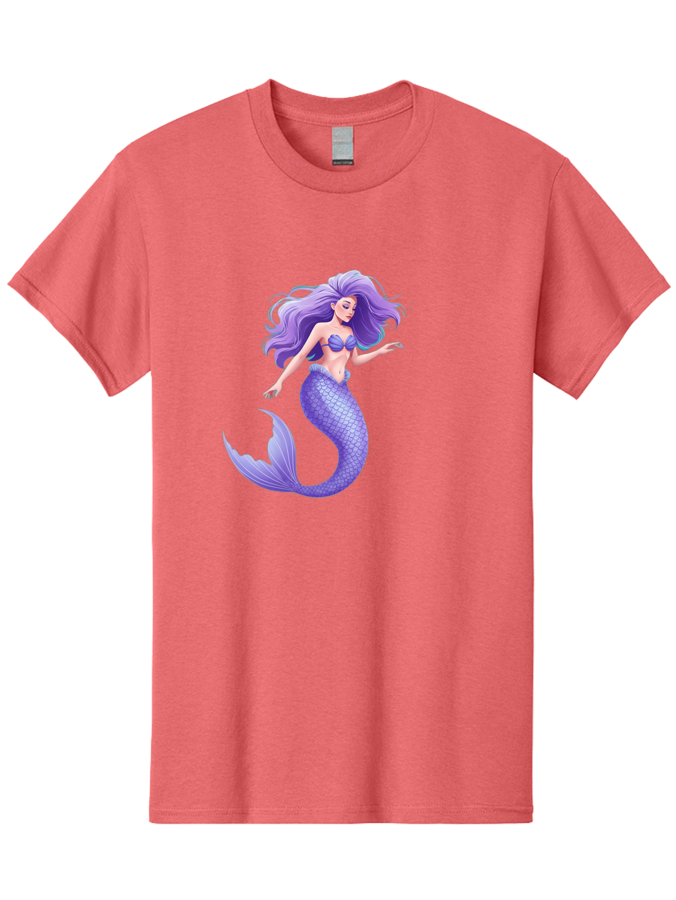 Purple-Mermaid-2 Men'S Graphic Tee, 100% Cotton, Comfortable Casual Summer Wear, Machine Washable, Vintage Camera, Old Camera, Antique Camera, Black Camera, Classic Photography, Photography Equipment, Nostalgic Device, Film Camera, Camera Art Baj204