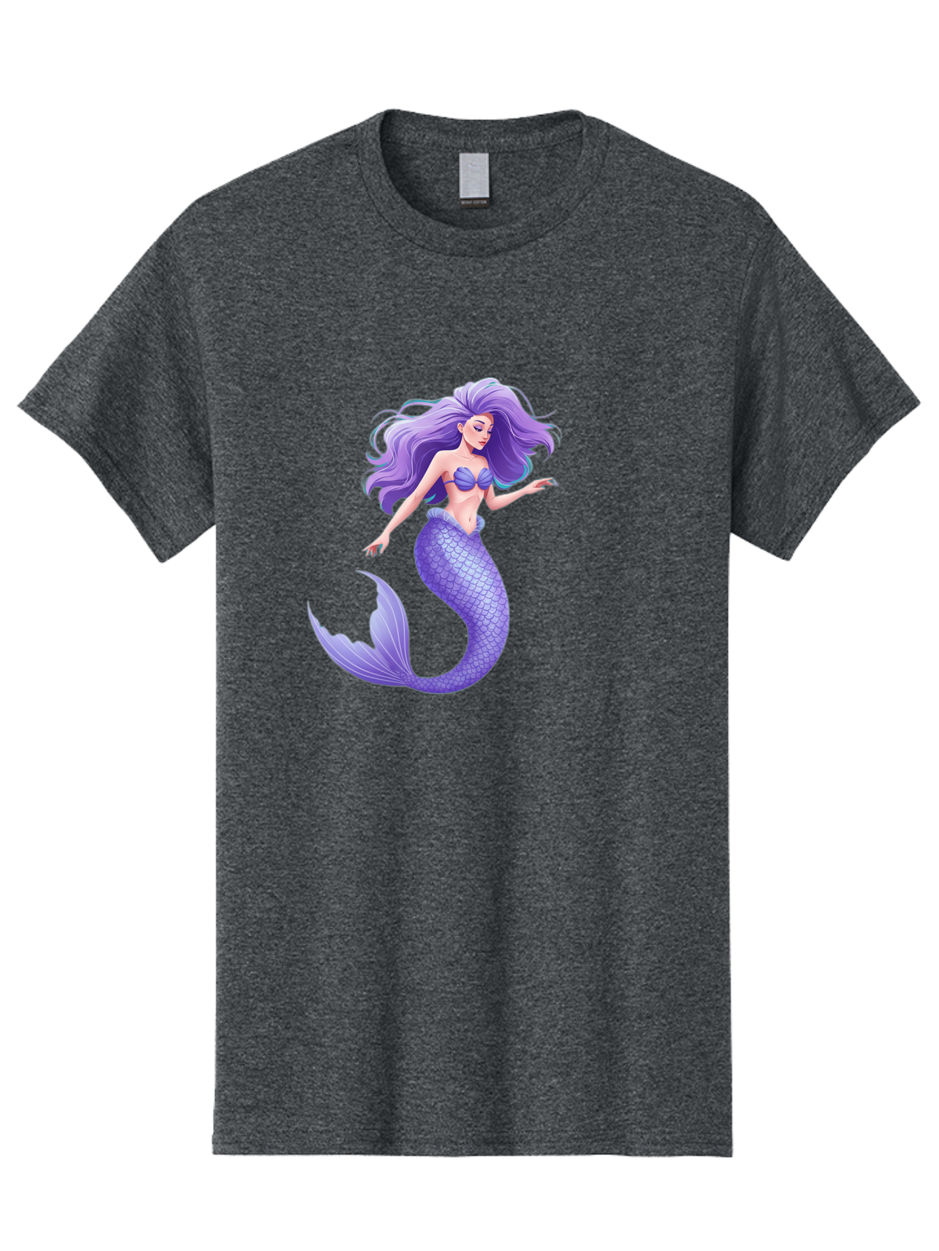 Purple-Mermaid-2 Men'S Graphic Tee, 100% Cotton, Comfortable Casual Summer Wear, Machine Washable, Vintage Camera, Old Camera, Antique Camera, Black Camera, Classic Photography, Photography Equipment, Nostalgic Device, Film Camera, Camera Art Baj204