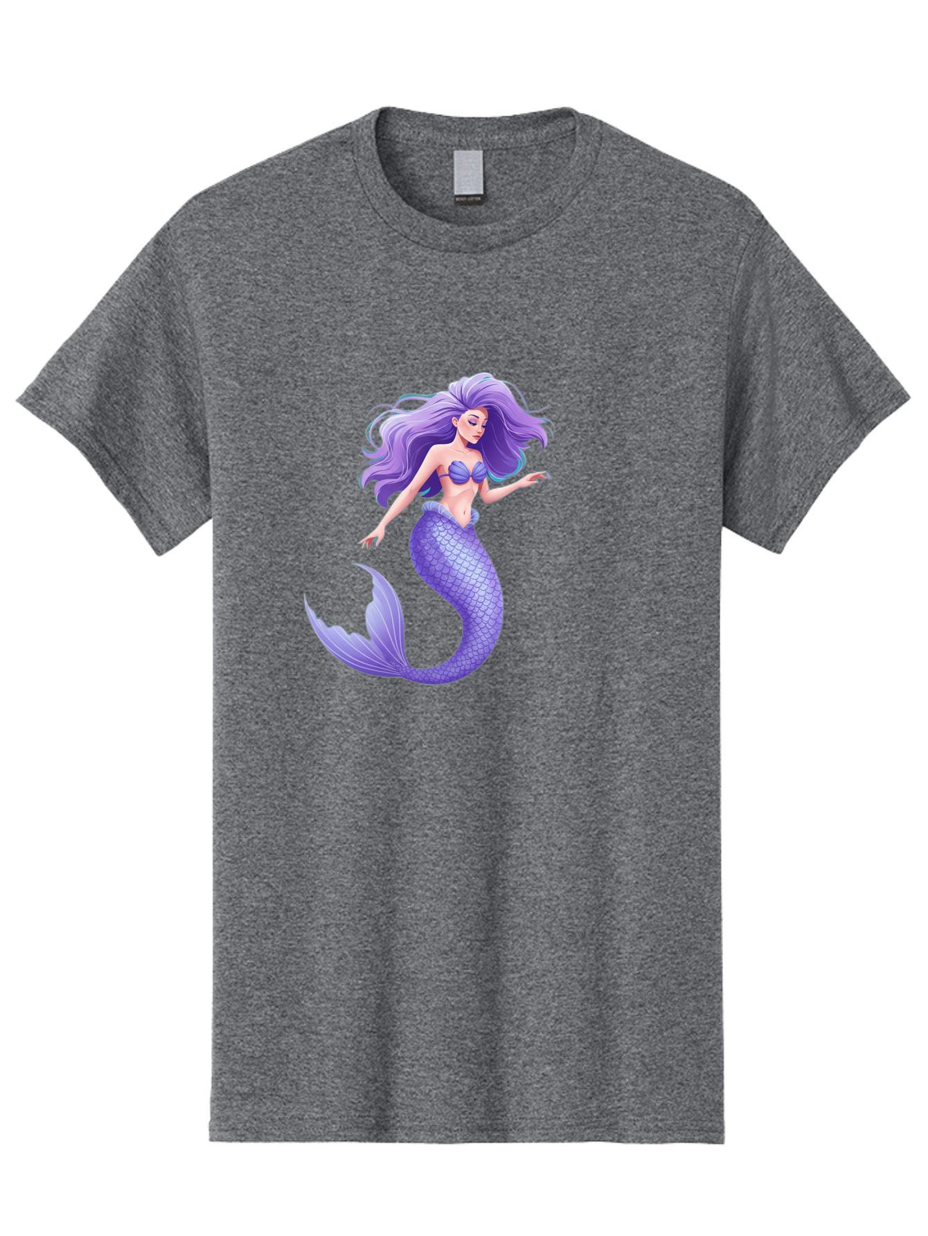 Purple-Mermaid-2 Men'S Graphic Tee, 100% Cotton, Comfortable Casual Summer Wear, Machine Washable, Vintage Camera, Old Camera, Antique Camera, Black Camera, Classic Photography, Photography Equipment, Nostalgic Device, Film Camera, Camera Art Baj204
