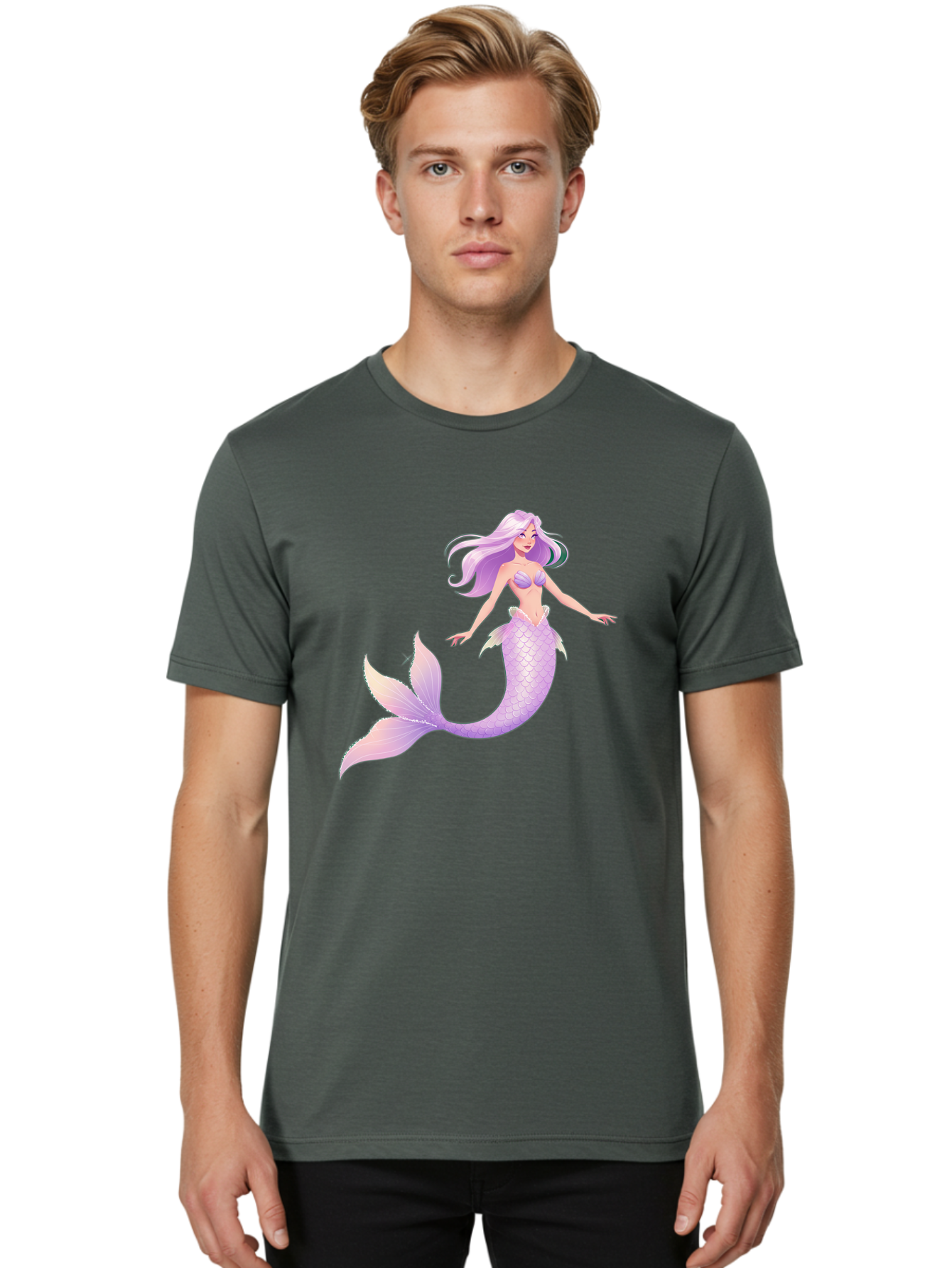 Purple-Mermaid Men'S Graphic Tee, 100% Cotton, Comfortable Casual Summer Wear, Machine Washable, Vintage Camera, Old Camera, Antique Camera, Black Camera, Classic Photography, Photography Equipment, Nostalgic Device, Film Camera, Camera Art Baj205