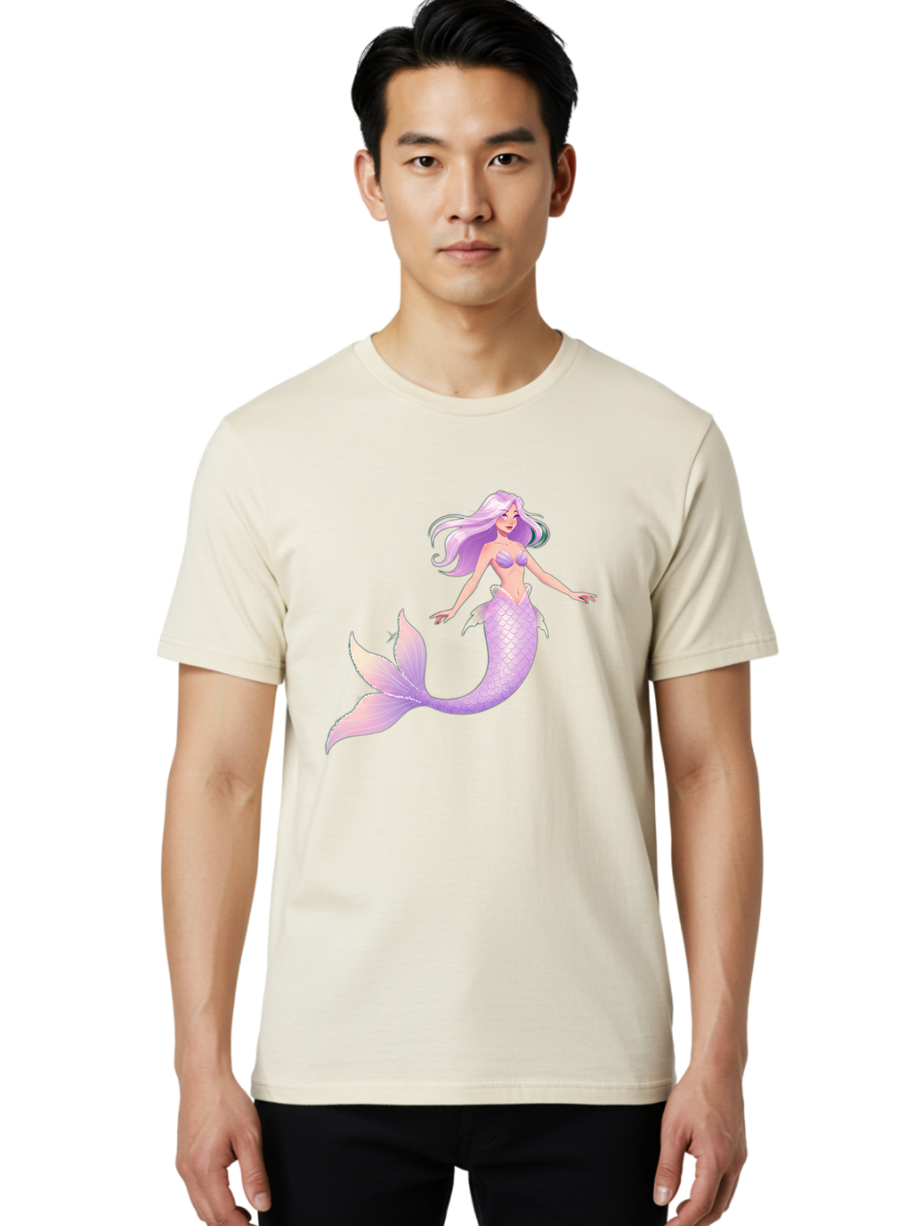 Purple-Mermaid Men'S Graphic Tee, 100% Cotton, Comfortable Casual Summer Wear, Machine Washable, Vintage Camera, Old Camera, Antique Camera, Black Camera, Classic Photography, Photography Equipment, Nostalgic Device, Film Camera, Camera Art Baj205