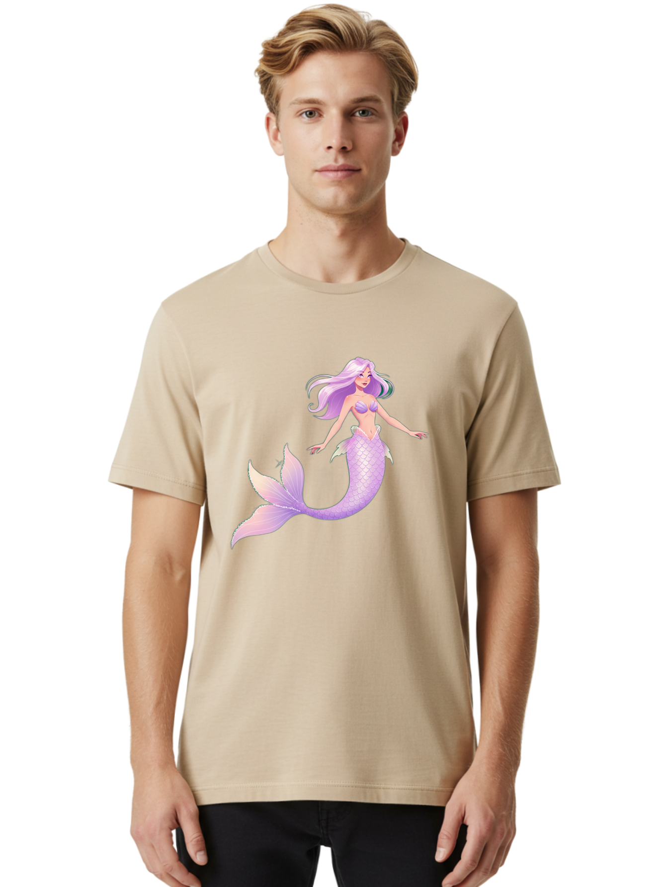 Purple-Mermaid Men'S Graphic Tee, 100% Cotton, Comfortable Casual Summer Wear, Machine Washable, Vintage Camera, Old Camera, Antique Camera, Black Camera, Classic Photography, Photography Equipment, Nostalgic Device, Film Camera, Camera Art Baj205