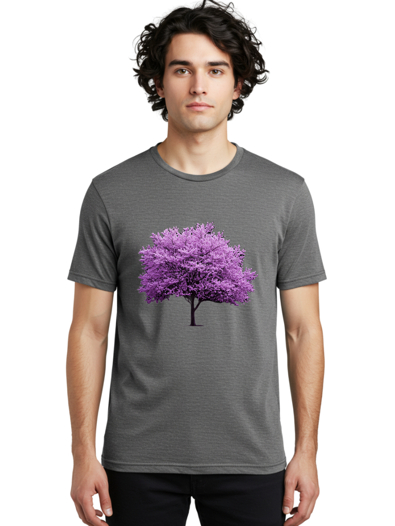Purple-Tree-1 Men'S Graphic Tee, 100% Cotton, Comfortable Casual Summer Wear, Machine Washable, Vintage Camera, Old Camera, Antique Camera, Black Camera, Classic Photography, Photography Equipment, Nostalgic Device, Film Camera, Camera Art Baj208