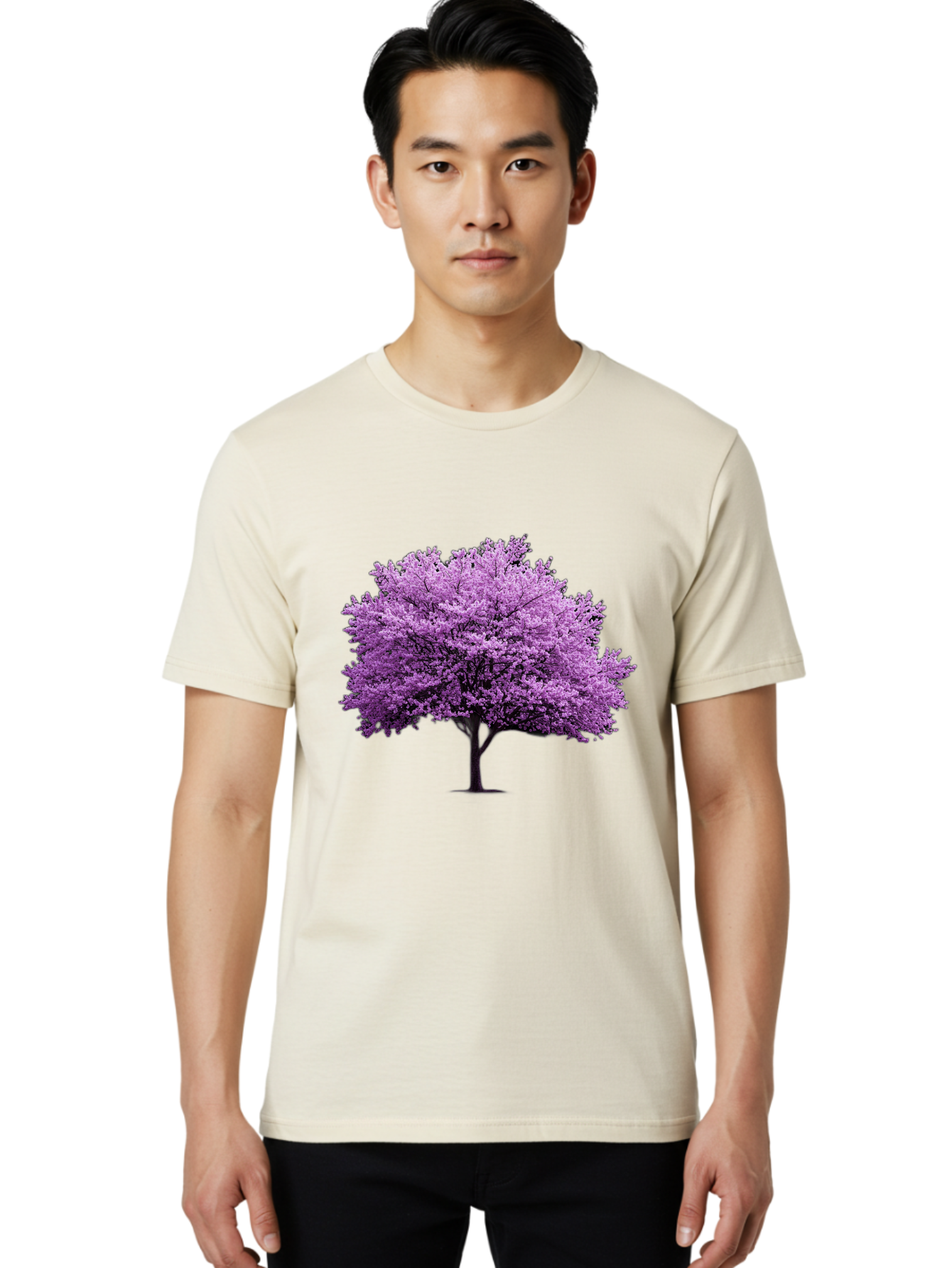 Purple-Tree-1 Men'S Graphic Tee, 100% Cotton, Comfortable Casual Summer Wear, Machine Washable, Vintage Camera, Old Camera, Antique Camera, Black Camera, Classic Photography, Photography Equipment, Nostalgic Device, Film Camera, Camera Art Baj208