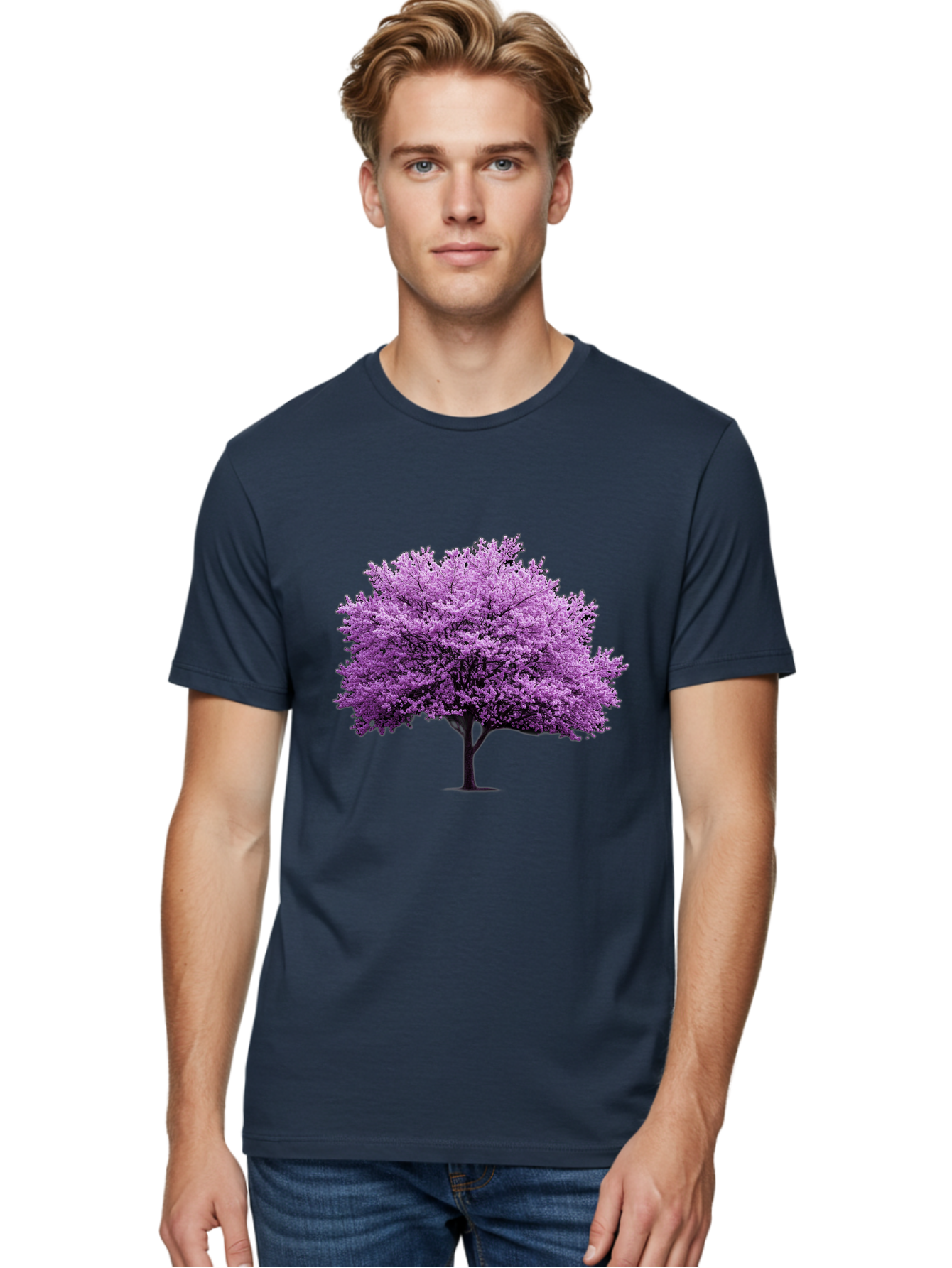Purple-Tree-1 Men'S Graphic Tee, 100% Cotton, Comfortable Casual Summer Wear, Machine Washable, Vintage Camera, Old Camera, Antique Camera, Black Camera, Classic Photography, Photography Equipment, Nostalgic Device, Film Camera, Camera Art Baj208