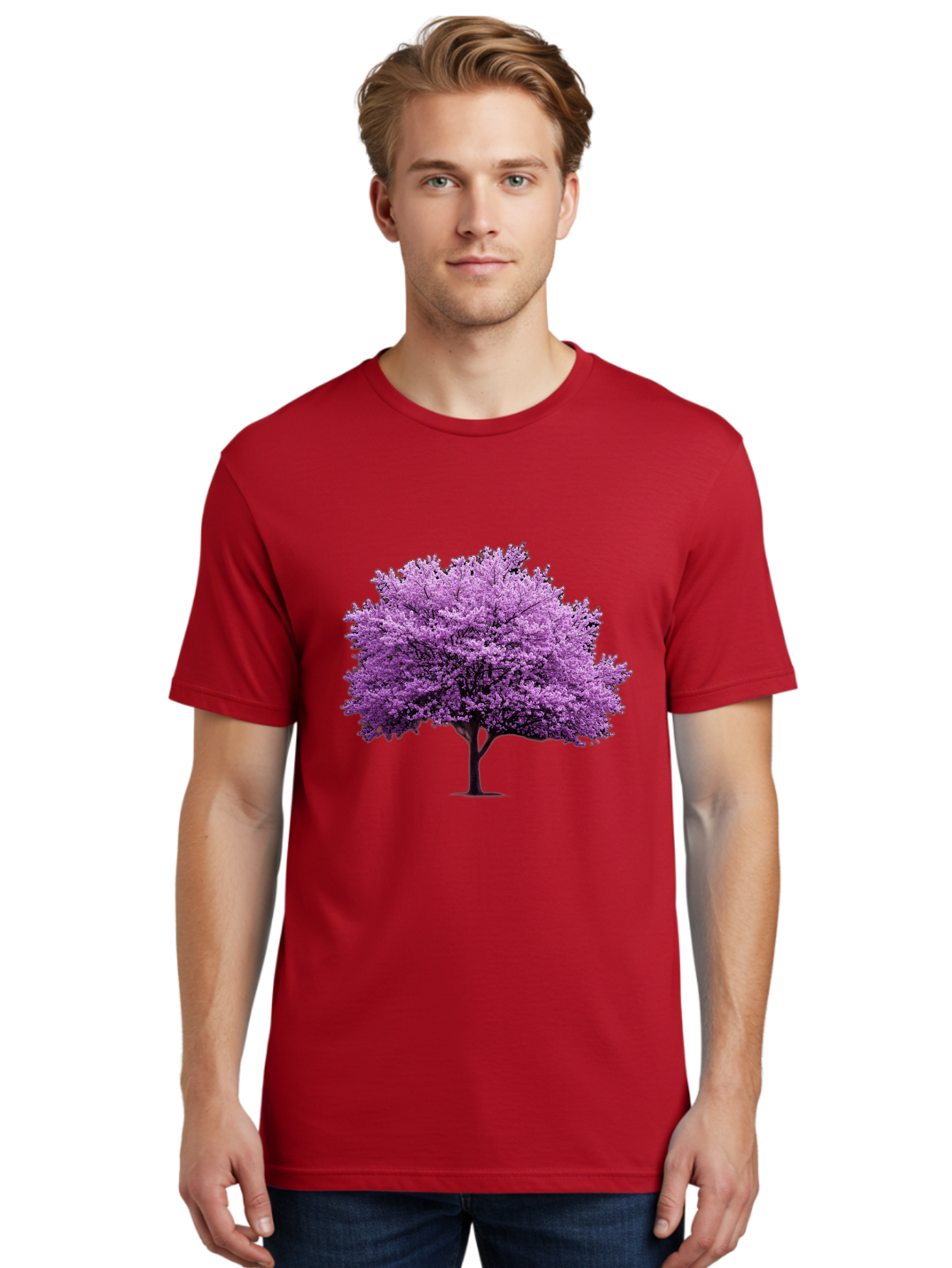 Purple-Tree-1 Men'S Graphic Tee, 100% Cotton, Comfortable Casual Summer Wear, Machine Washable, Vintage Camera, Old Camera, Antique Camera, Black Camera, Classic Photography, Photography Equipment, Nostalgic Device, Film Camera, Camera Art Baj208