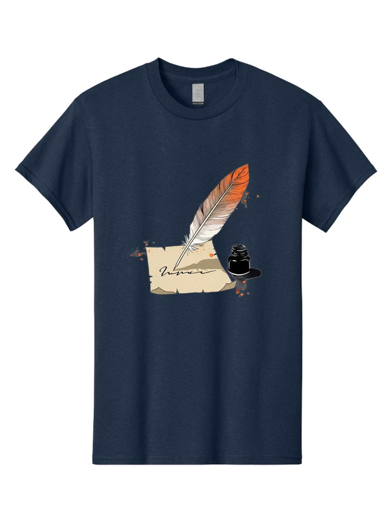 Quill-And-Ink Men'S Graphic Tee, 100% Cotton, Comfortable Casual Summer Wear, Machine Washable, Vintage Camera, Old Camera, Antique Camera, Black Camera, Classic Photography, Photography Equipment, Nostalgic Device, Film Camera, Camera Art Baj210
