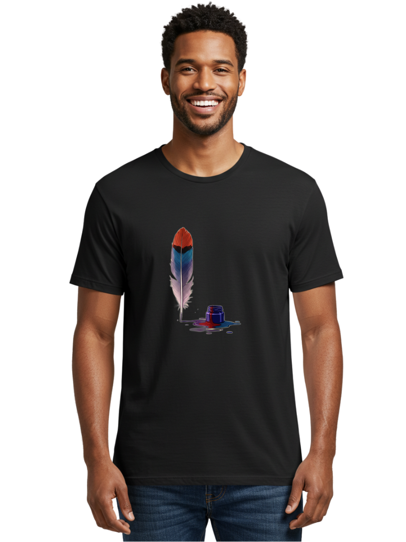 Quill-And-Inkwell Men'S Graphic Tee, 100% Cotton, Comfortable Casual Summer Wear, Machine Washable, Vintage Camera, Old Camera, Antique Camera, Black Camera, Classic Photography, Photography Equipment, Nostalgic Device, Film Camera, Camera Art Baj211