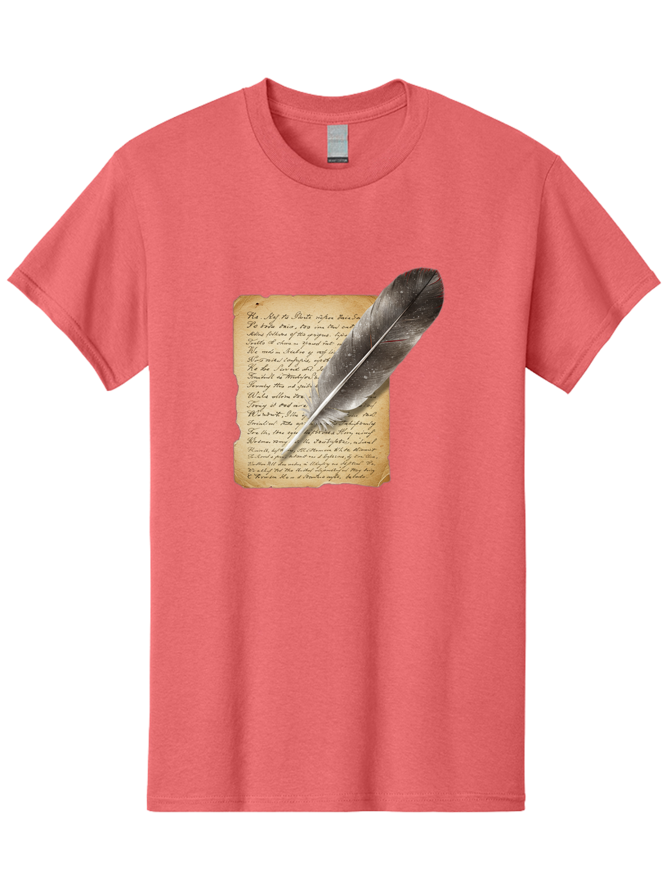 Quill-Pen-On-Parchment Men'S Graphic Tee, 100% Cotton, Comfortable Casual Summer Wear, Machine Washable, Vintage Camera, Old Camera, Antique Camera, Black Camera, Classic Photography, Photography Equipment, Nostalgic Device, Film Camera, Baj214