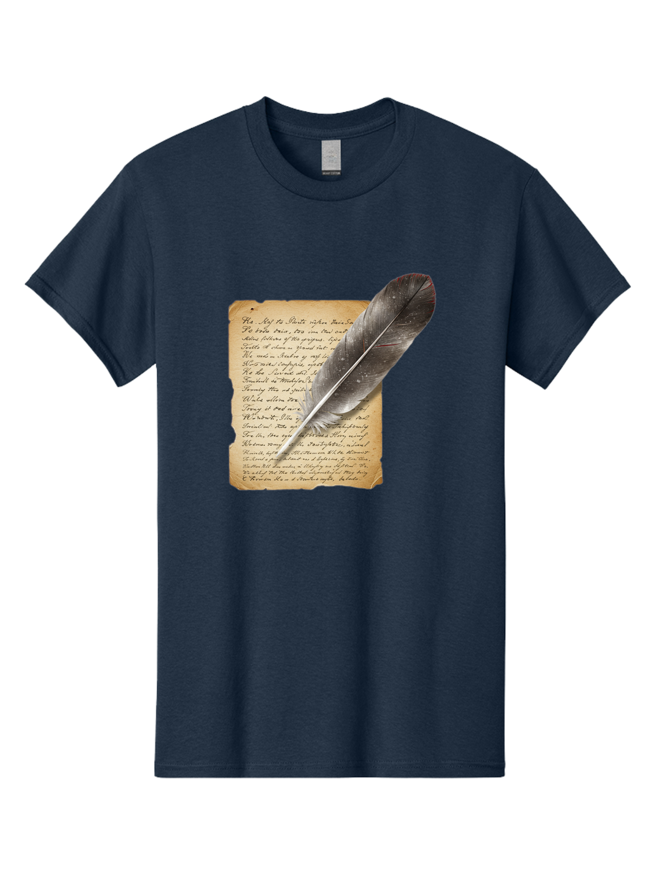 Quill-Pen-On-Parchment Men'S Graphic Tee, 100% Cotton, Comfortable Casual Summer Wear, Machine Washable, Vintage Camera, Old Camera, Antique Camera, Black Camera, Classic Photography, Photography Equipment, Nostalgic Device, Film Camera, Baj214