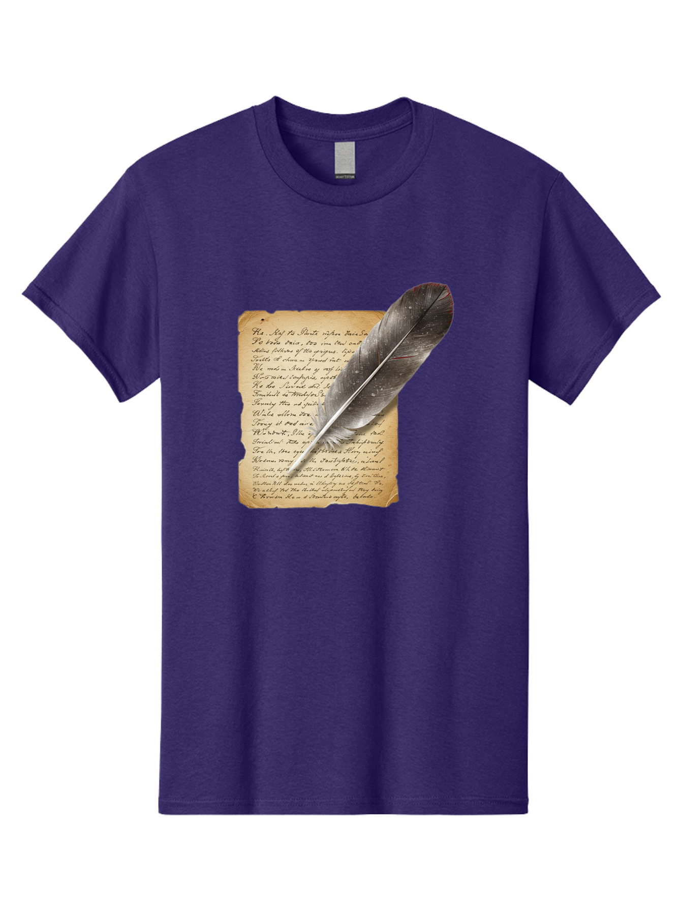 Quill-Pen-On-Parchment Men'S Graphic Tee, 100% Cotton, Comfortable Casual Summer Wear, Machine Washable, Vintage Camera, Old Camera, Antique Camera, Black Camera, Classic Photography, Photography Equipment, Nostalgic Device, Film Camera, Baj214