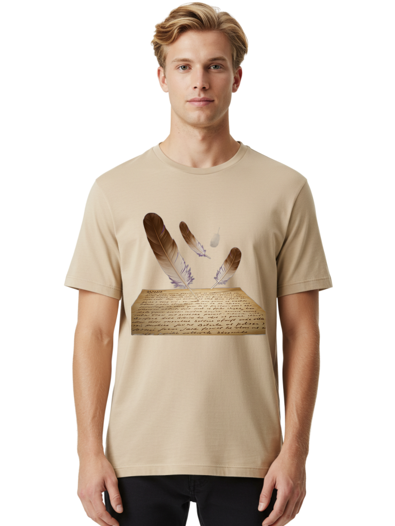 Quill-Pens Men'S Graphic Tee, 100% Cotton, Comfortable Casual Summer Wear, Machine Washable, Vintage Camera, Old Camera, Antique Camera, Black Camera, Classic Photography, Photography Equipment, Nostalgic Device, Film Camera, Camera Art Baj216