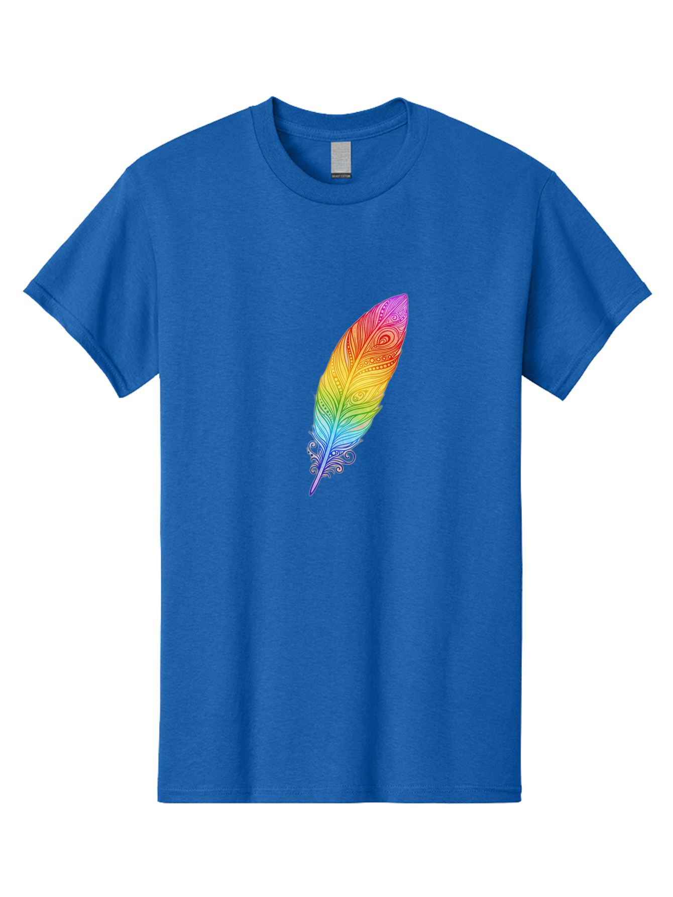 Rainbow-Feather-1 Men'S Graphic Tee, 100% Cotton, Comfortable Casual Summer Wear, Machine Washable, Vintage Camera, Old Camera, Antique Camera, Black Camera, Classic Photography, Photography Equipment, Nostalgic Device, Film Camera, Camera Art Baj217