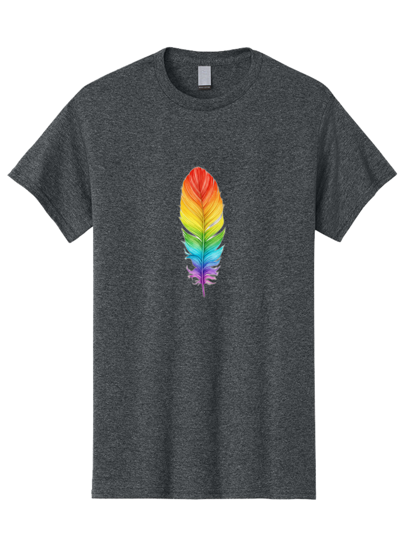 Rainbow-Feather-10 Men'S Graphic Tee, 100% Cotton, Comfortable Casual Summer Wear, Machine Washable, Vintage Camera, Old Camera, Antique Camera, Black Camera, Classic Photography, Photography Equipment, Nostalgic Device, Film Camera, Baj218