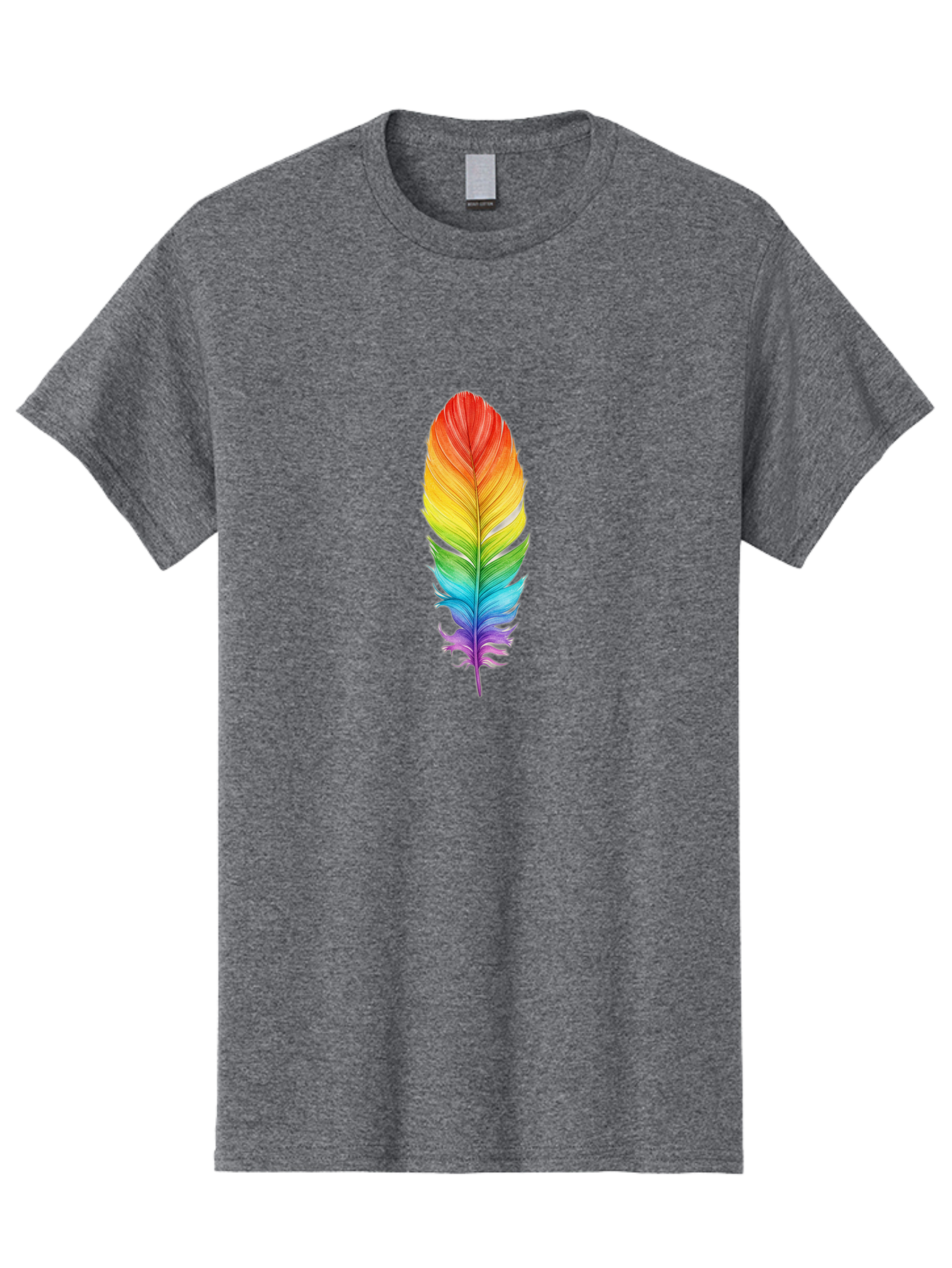 Rainbow-Feather-10 Men'S Graphic Tee, 100% Cotton, Comfortable Casual Summer Wear, Machine Washable, Vintage Camera, Old Camera, Antique Camera, Black Camera, Classic Photography, Photography Equipment, Nostalgic Device, Film Camera, Baj218