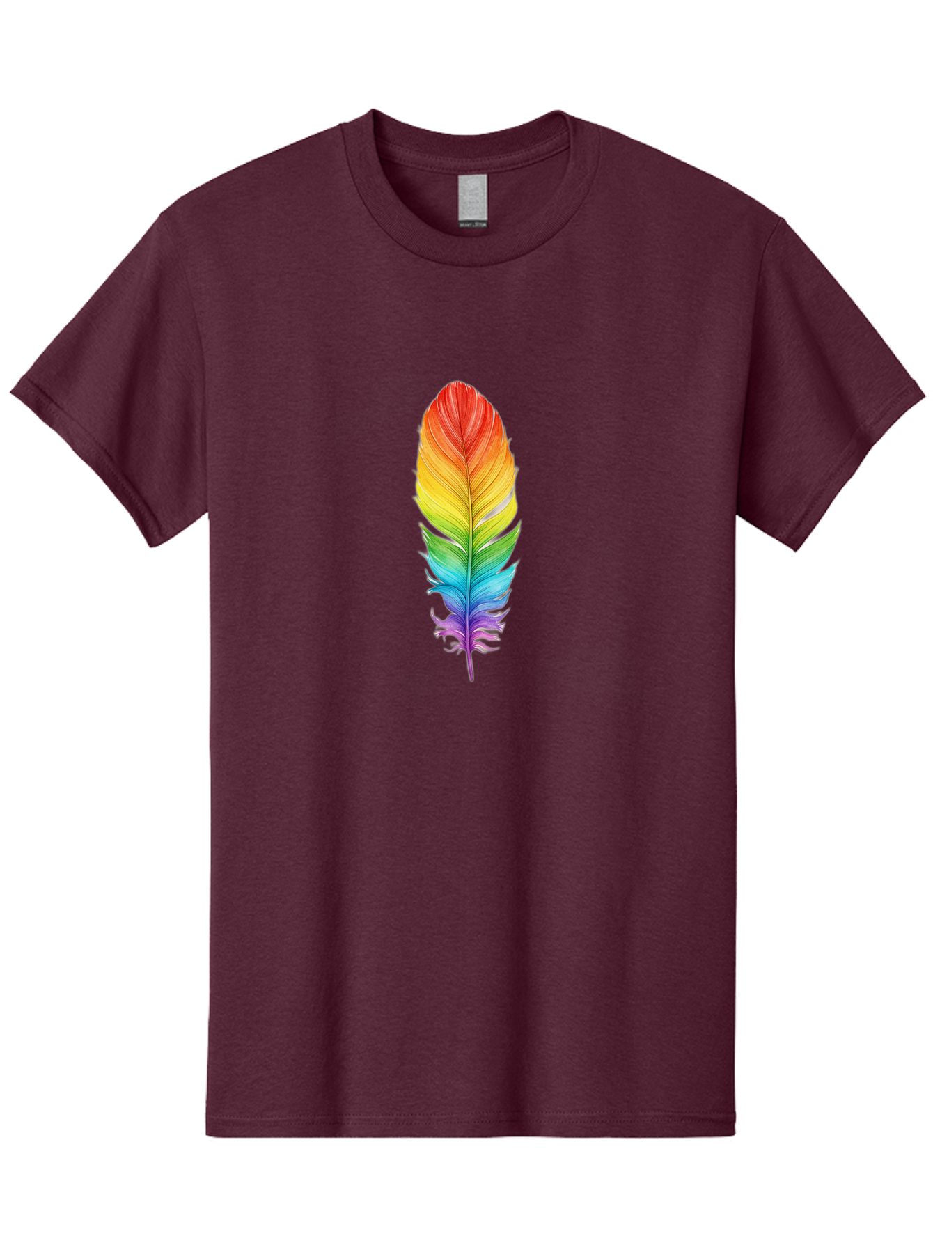 Rainbow-Feather-10 Men'S Graphic Tee, 100% Cotton, Comfortable Casual Summer Wear, Machine Washable, Vintage Camera, Old Camera, Antique Camera, Black Camera, Classic Photography, Photography Equipment, Nostalgic Device, Film Camera, Baj218