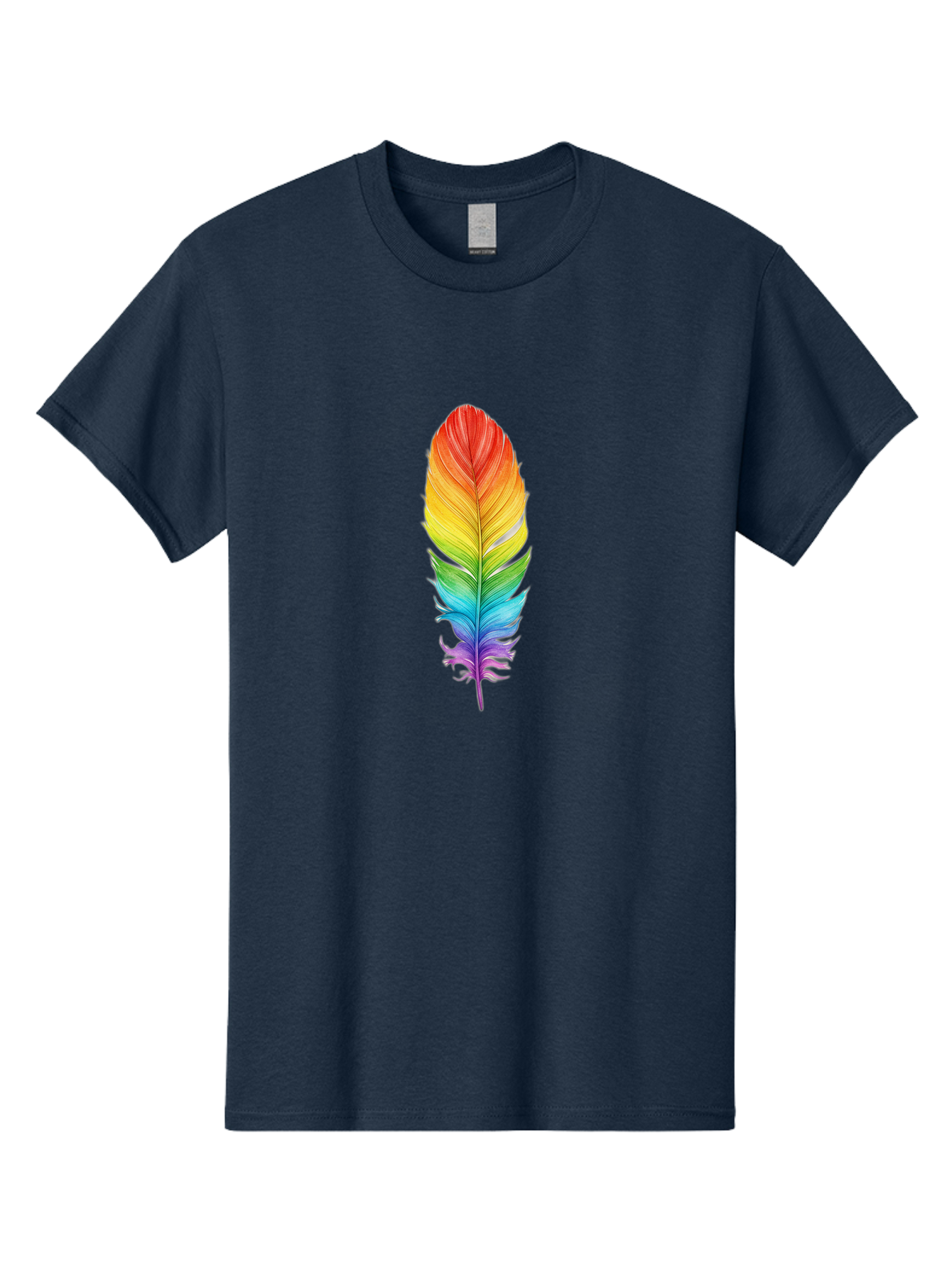 Rainbow-Feather-10 Men'S Graphic Tee, 100% Cotton, Comfortable Casual Summer Wear, Machine Washable, Vintage Camera, Old Camera, Antique Camera, Black Camera, Classic Photography, Photography Equipment, Nostalgic Device, Film Camera, Baj218