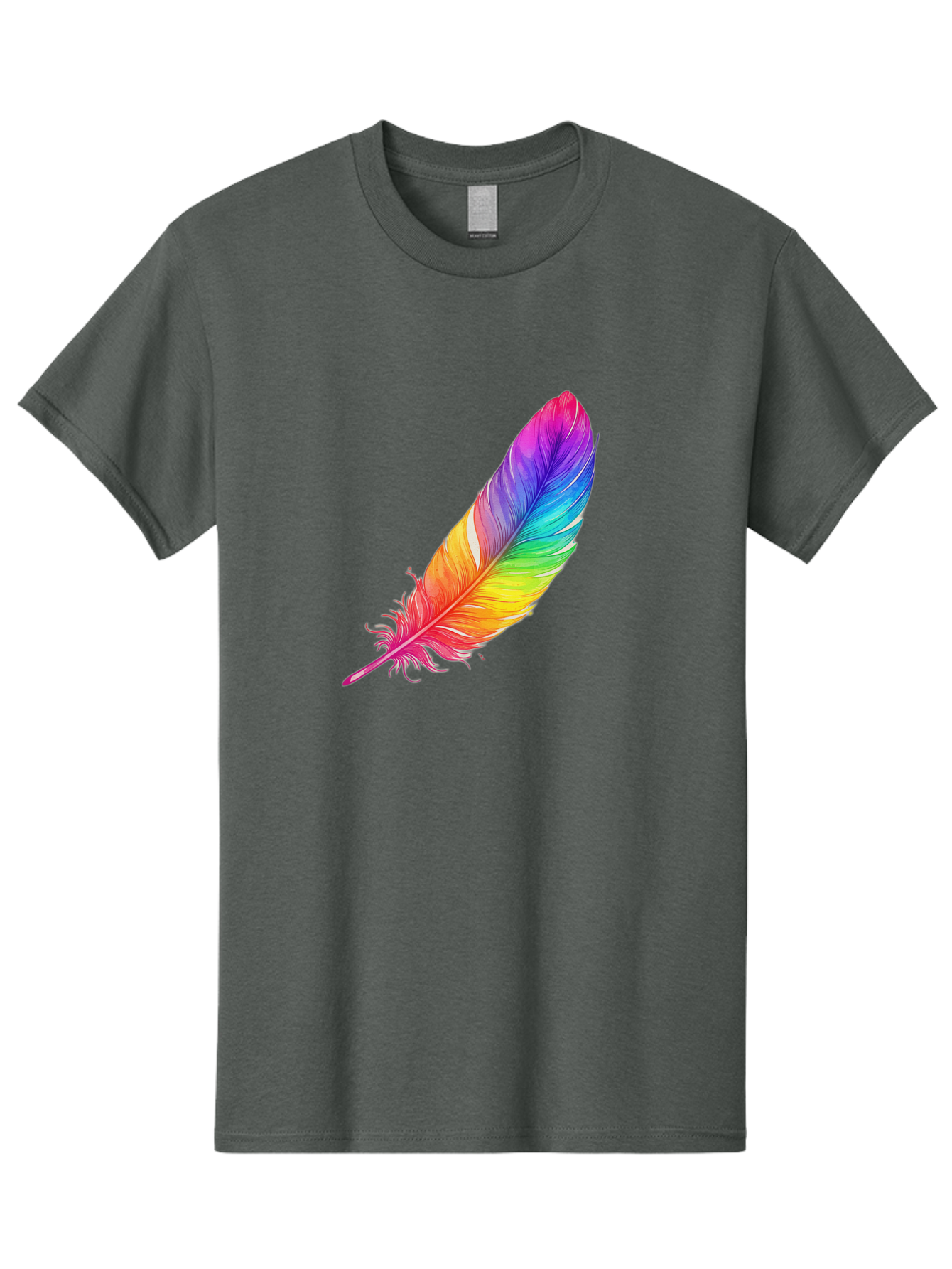 Rainbow-Feather-11 Men'S Graphic Tee, 100% Cotton, Comfortable Casual Summer Wear, Machine Washable, Vintage Camera, Old Camera, Antique Camera, Black Camera, Classic Photography, Photography Equipment, Nostalgic Device, Film Camera, Baj219