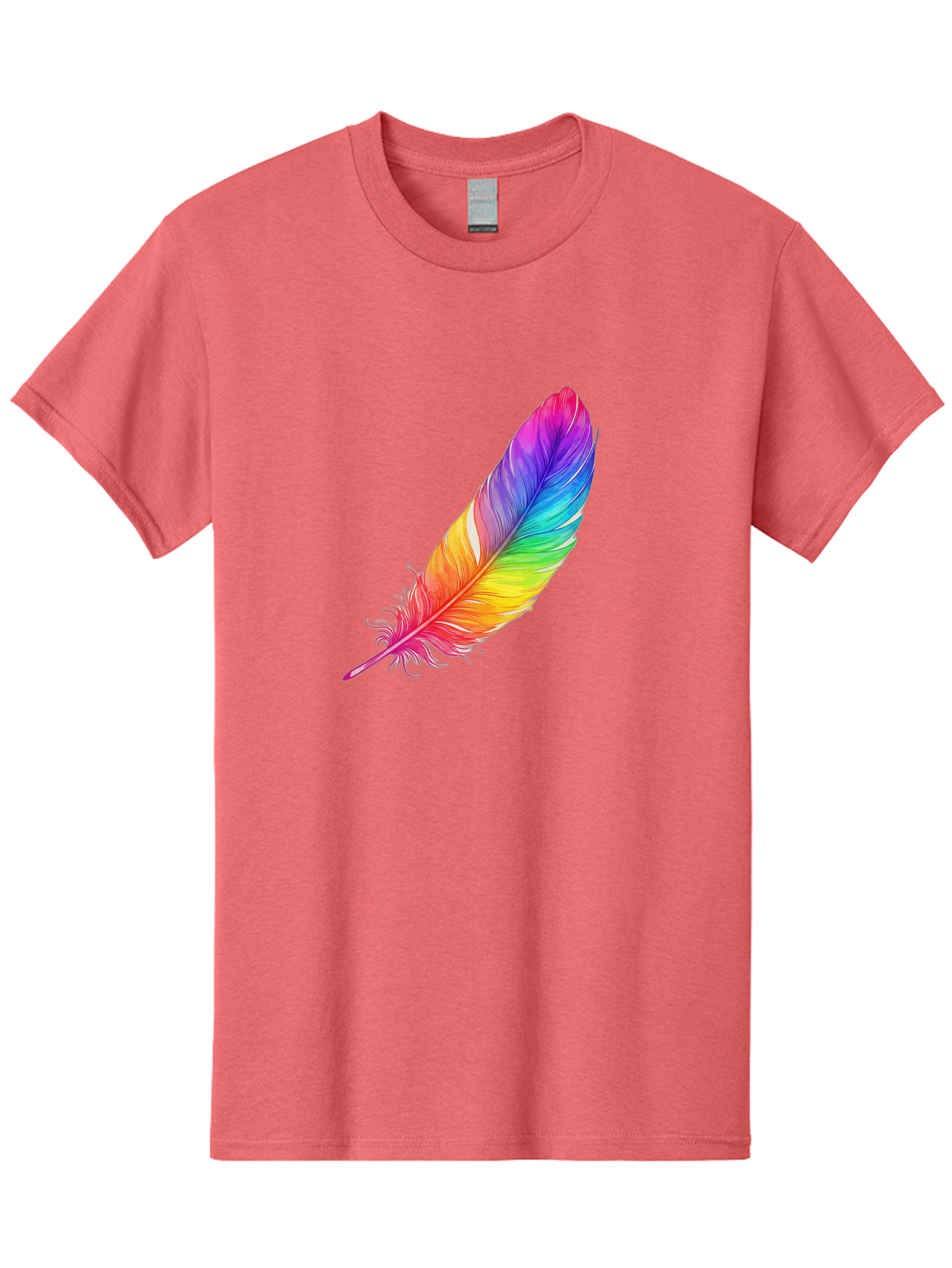 Rainbow-Feather-11 Men'S Graphic Tee, 100% Cotton, Comfortable Casual Summer Wear, Machine Washable, Vintage Camera, Old Camera, Antique Camera, Black Camera, Classic Photography, Photography Equipment, Nostalgic Device, Film Camera, Baj219