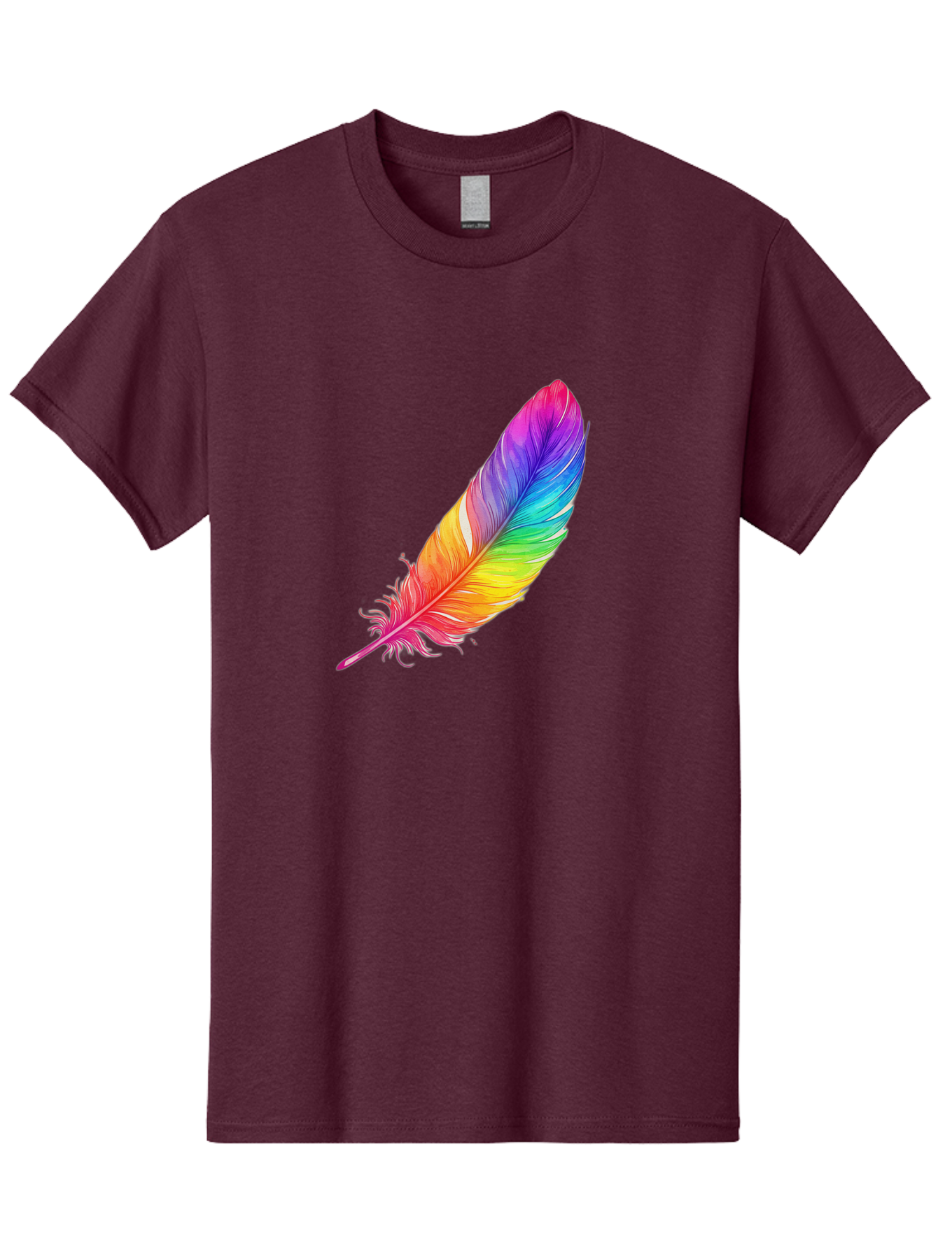 Rainbow-Feather-11 Men'S Graphic Tee, 100% Cotton, Comfortable Casual Summer Wear, Machine Washable, Vintage Camera, Old Camera, Antique Camera, Black Camera, Classic Photography, Photography Equipment, Nostalgic Device, Film Camera, Baj219