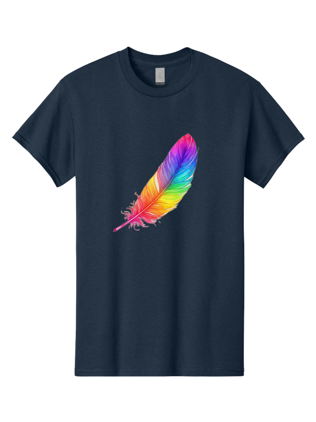 Rainbow-Feather-11 Men'S Graphic Tee, 100% Cotton, Comfortable Casual Summer Wear, Machine Washable, Vintage Camera, Old Camera, Antique Camera, Black Camera, Classic Photography, Photography Equipment, Nostalgic Device, Film Camera, Baj219