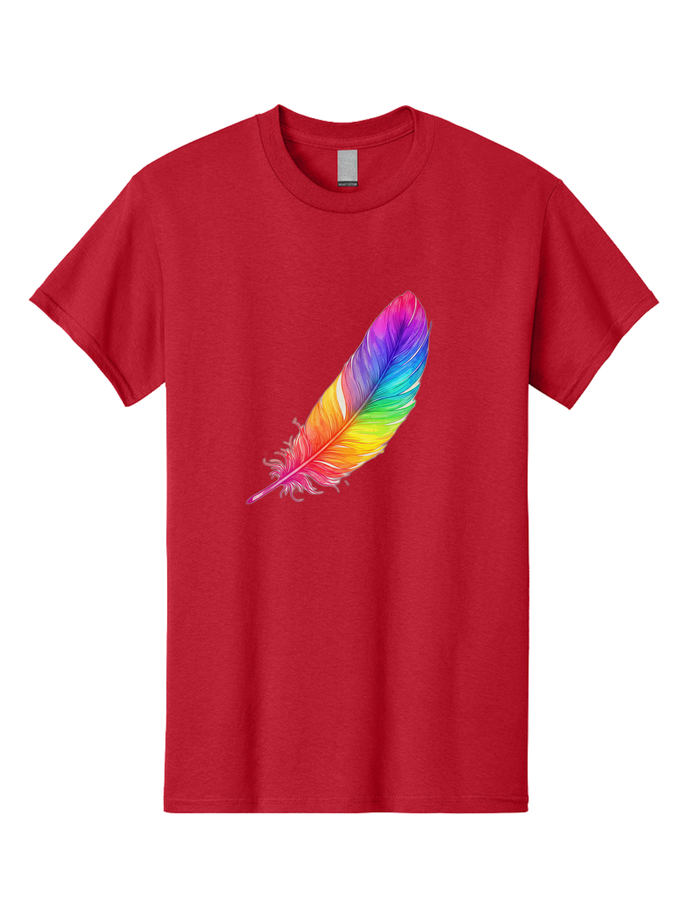 Rainbow-Feather-11 Men'S Graphic Tee, 100% Cotton, Comfortable Casual Summer Wear, Machine Washable, Vintage Camera, Old Camera, Antique Camera, Black Camera, Classic Photography, Photography Equipment, Nostalgic Device, Film Camera, Baj219