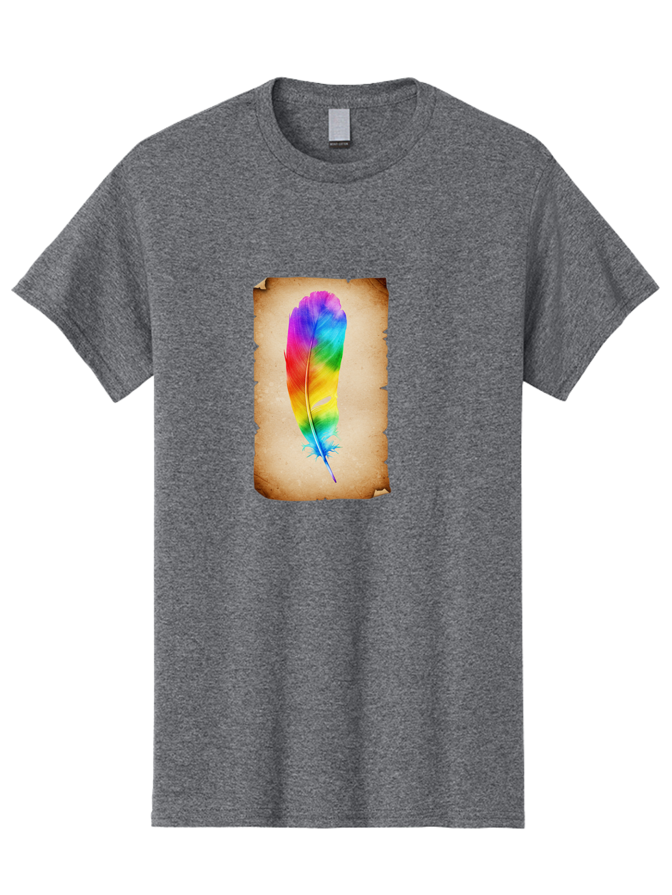 Rainbow-Feather-12 Men'S Graphic Tee, 100% Cotton, Comfortable Casual Summer Wear, Machine Washable, Vintage Camera, Old Camera, Antique Camera, Black Camera, Classic Photography, Photography Equipment, Nostalgic Device, Film Camera, Baj220