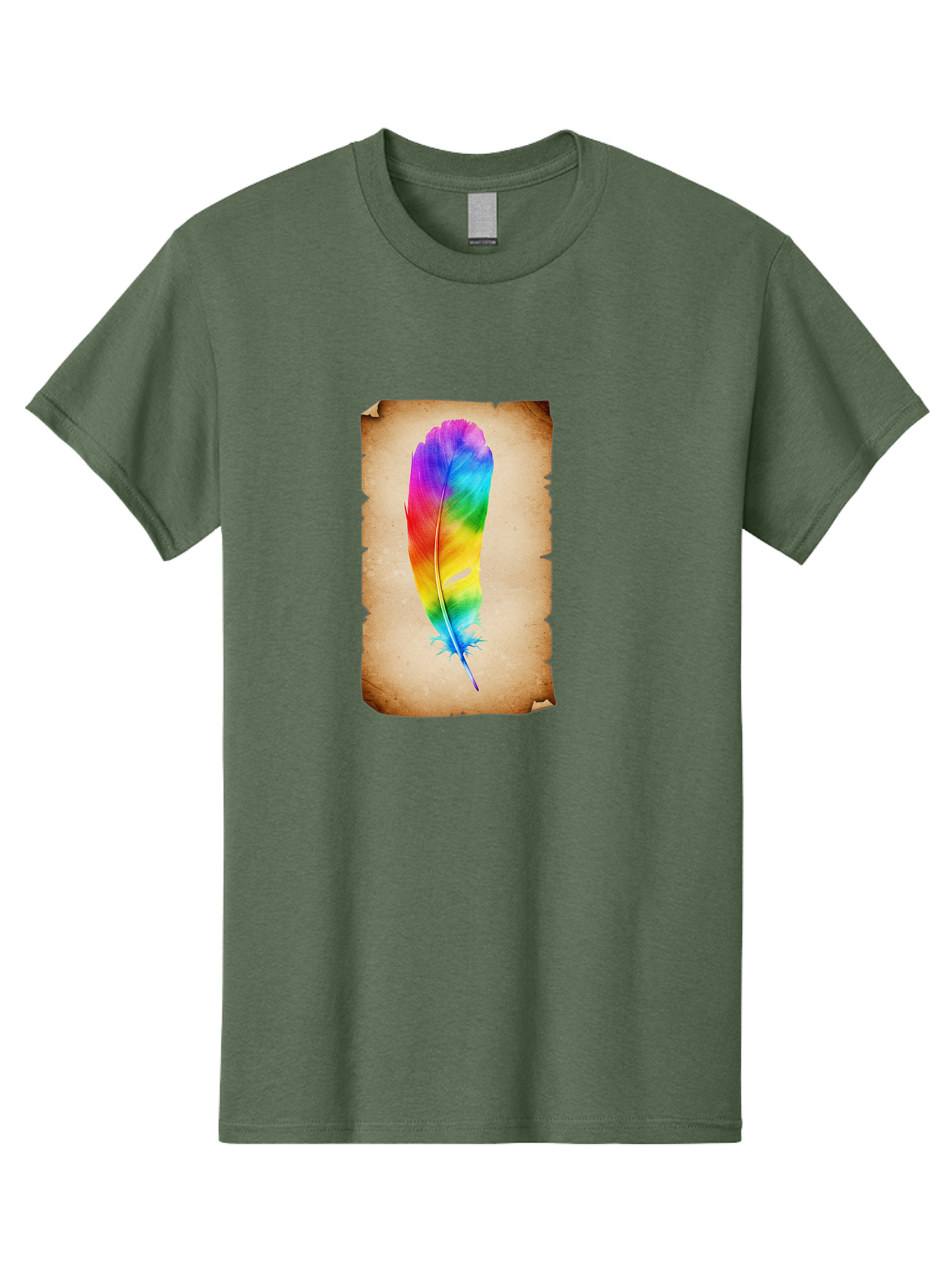 Rainbow-Feather-12 Men'S Graphic Tee, 100% Cotton, Comfortable Casual Summer Wear, Machine Washable, Vintage Camera, Old Camera, Antique Camera, Black Camera, Classic Photography, Photography Equipment, Nostalgic Device, Film Camera, Baj220