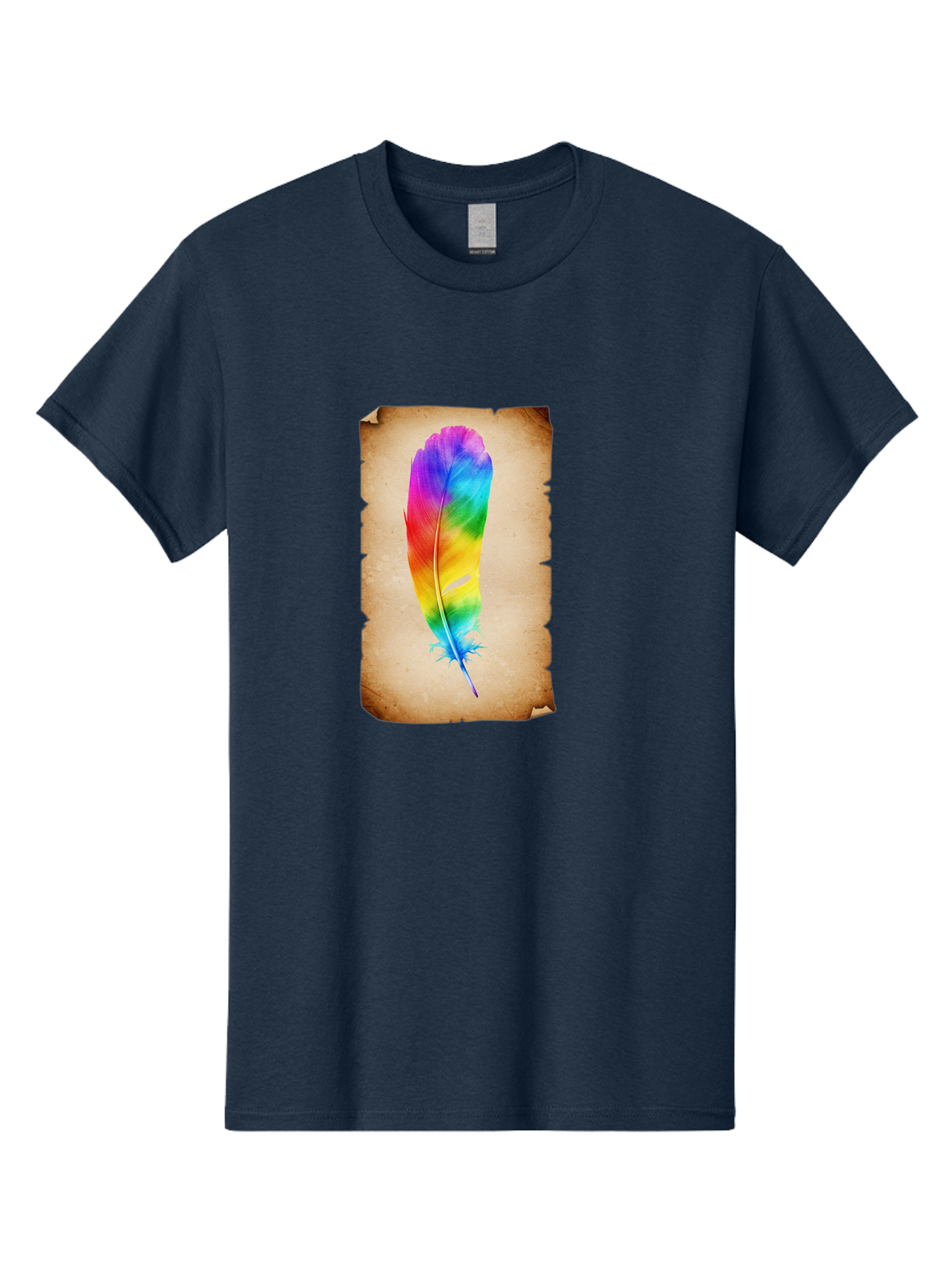 Rainbow-Feather-12 Men'S Graphic Tee, 100% Cotton, Comfortable Casual Summer Wear, Machine Washable, Vintage Camera, Old Camera, Antique Camera, Black Camera, Classic Photography, Photography Equipment, Nostalgic Device, Film Camera, Baj220