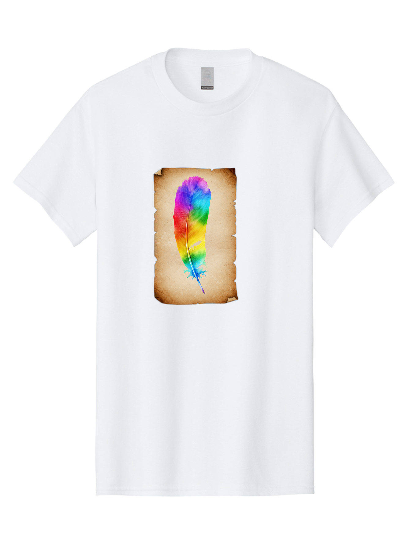 Rainbow-Feather-12 Men'S Graphic Tee, 100% Cotton, Comfortable Casual Summer Wear, Machine Washable, Vintage Camera, Old Camera, Antique Camera, Black Camera, Classic Photography, Photography Equipment, Nostalgic Device, Film Camera, Baj220