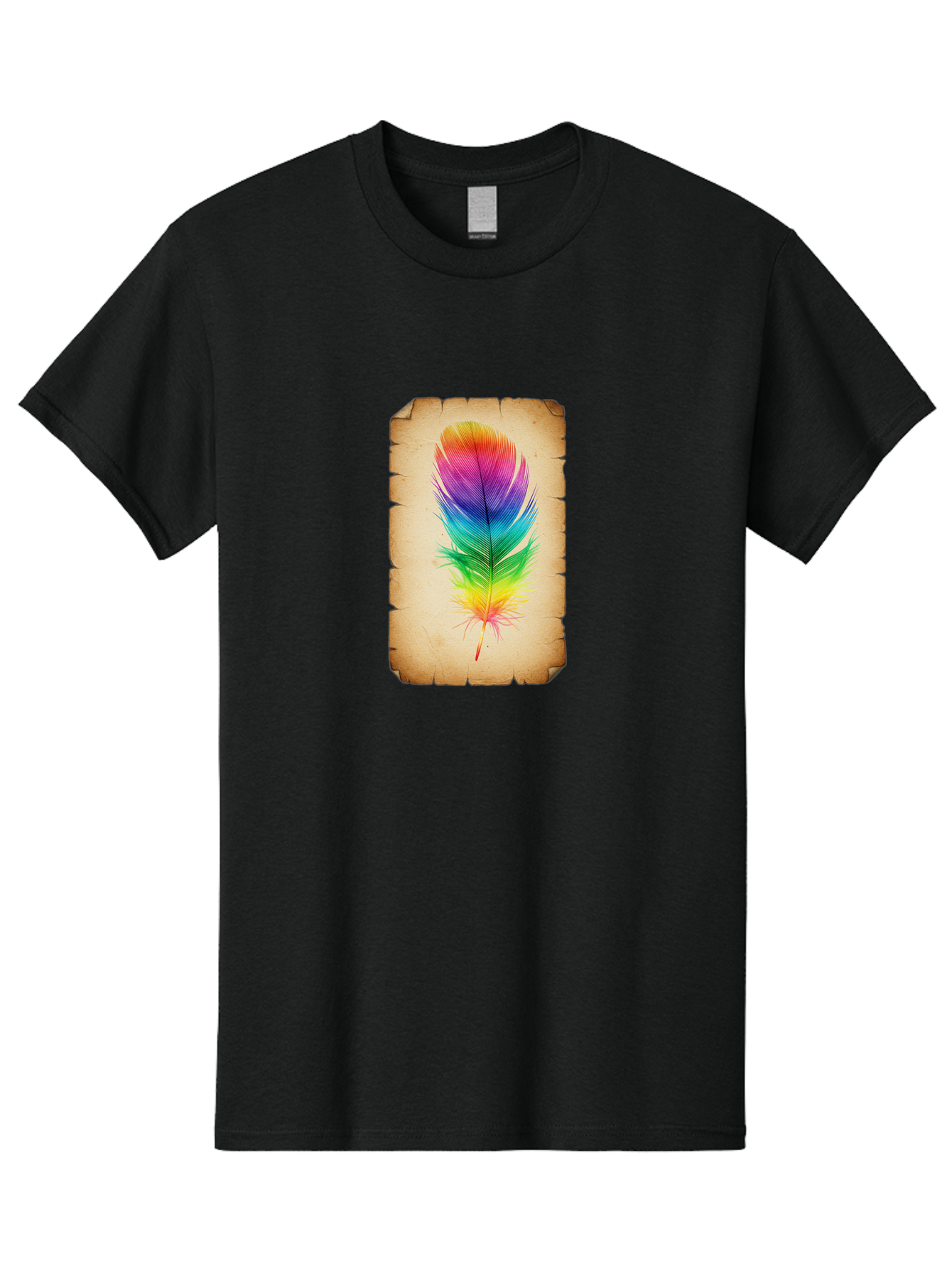Rainbow-Feather-13 Men'S Graphic Tee, 100% Cotton, Comfortable Casual Summer Wear, Machine Washable, Vintage Camera, Old Camera, Antique Camera, Black Camera, Classic Photography, Photography Equipment, Nostalgic Device, Film Camera, Baj221