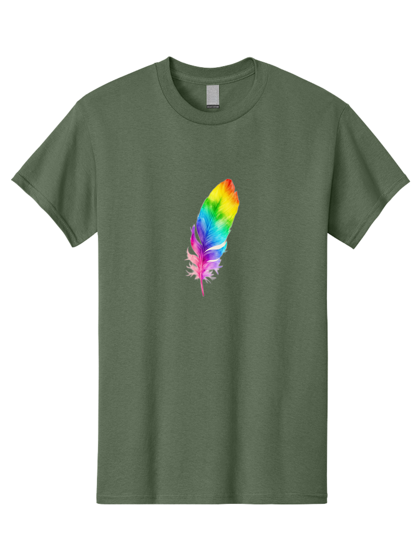 Rainbow-Feather-14 Men'S Graphic Tee, 100% Cotton, Comfortable Casual Summer Wear, Machine Washable, Vintage Camera, Old Camera, Antique Camera, Black Camera, Classic Photography, Photography Equipment, Nostalgic Device, Film Camera, Baj222
