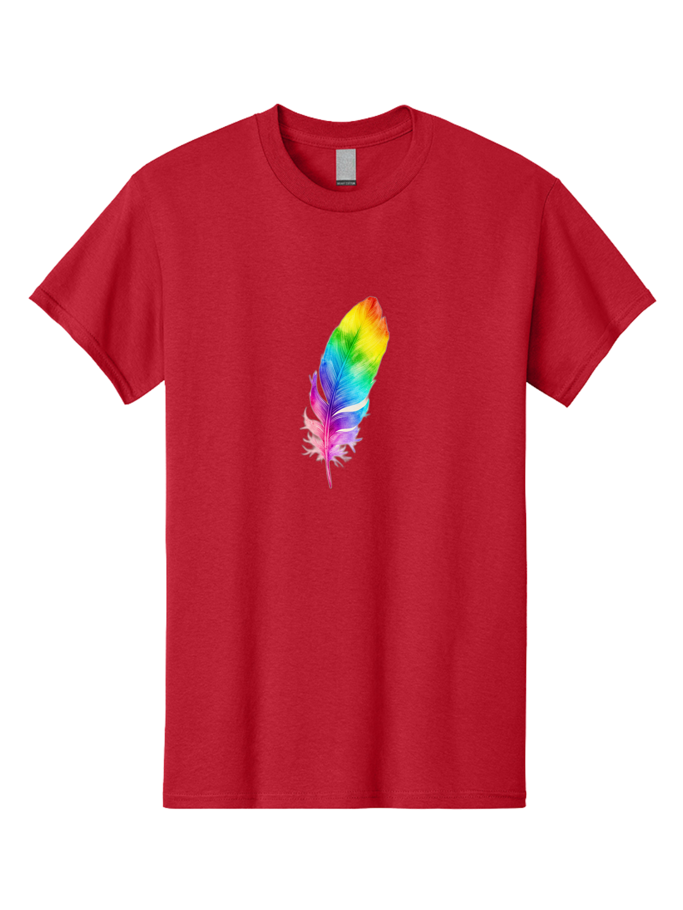 Rainbow-Feather-14 Men'S Graphic Tee, 100% Cotton, Comfortable Casual Summer Wear, Machine Washable, Vintage Camera, Old Camera, Antique Camera, Black Camera, Classic Photography, Photography Equipment, Nostalgic Device, Film Camera, Baj222