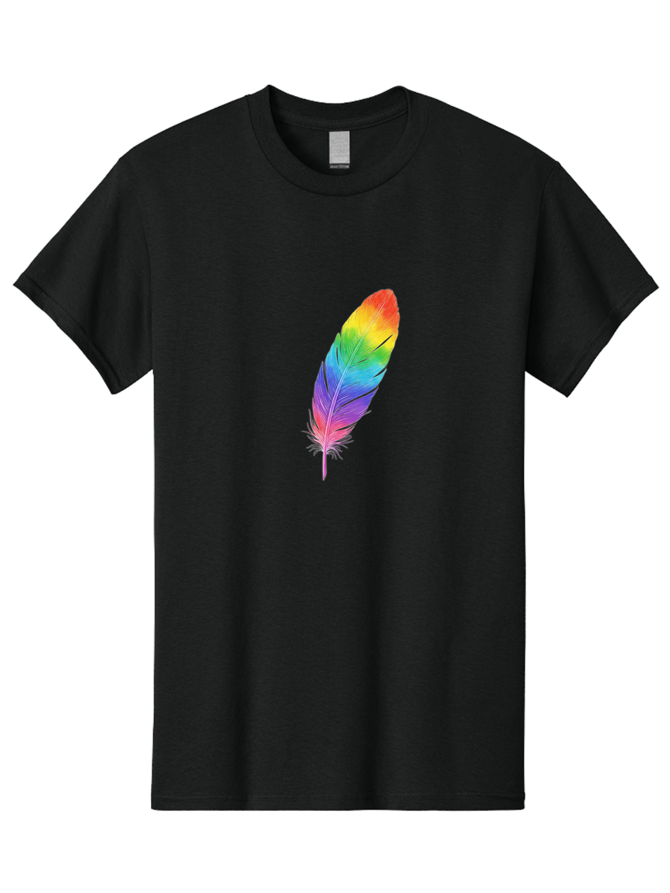 Rainbow-Feather-15 Men'S Graphic Tee, 100% Cotton, Comfortable Casual Summer Wear, Machine Washable, Vintage Camera, Old Camera, Antique Camera, Black Camera, Classic Photography, Photography Equipment, Nostalgic Device, Film Camera, Baj223