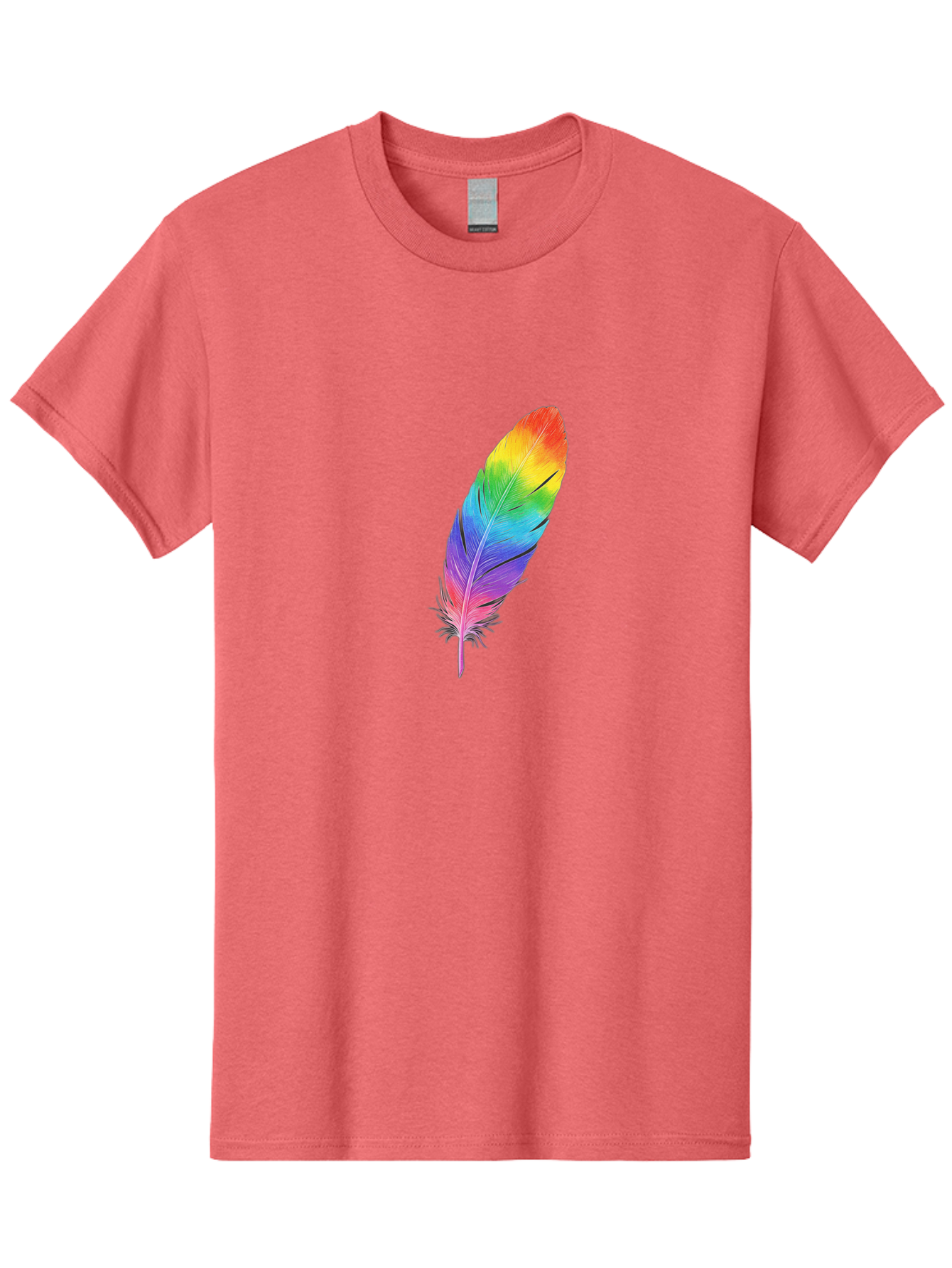 Rainbow-Feather-15 Men'S Graphic Tee, 100% Cotton, Comfortable Casual Summer Wear, Machine Washable, Vintage Camera, Old Camera, Antique Camera, Black Camera, Classic Photography, Photography Equipment, Nostalgic Device, Film Camera, Baj223