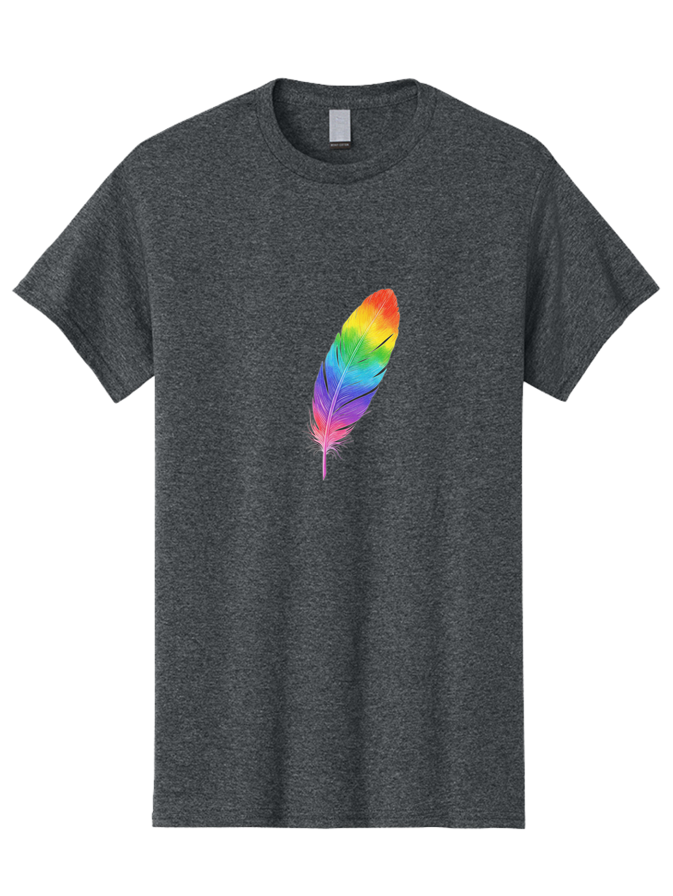 Rainbow-Feather-15 Men'S Graphic Tee, 100% Cotton, Comfortable Casual Summer Wear, Machine Washable, Vintage Camera, Old Camera, Antique Camera, Black Camera, Classic Photography, Photography Equipment, Nostalgic Device, Film Camera, Baj223