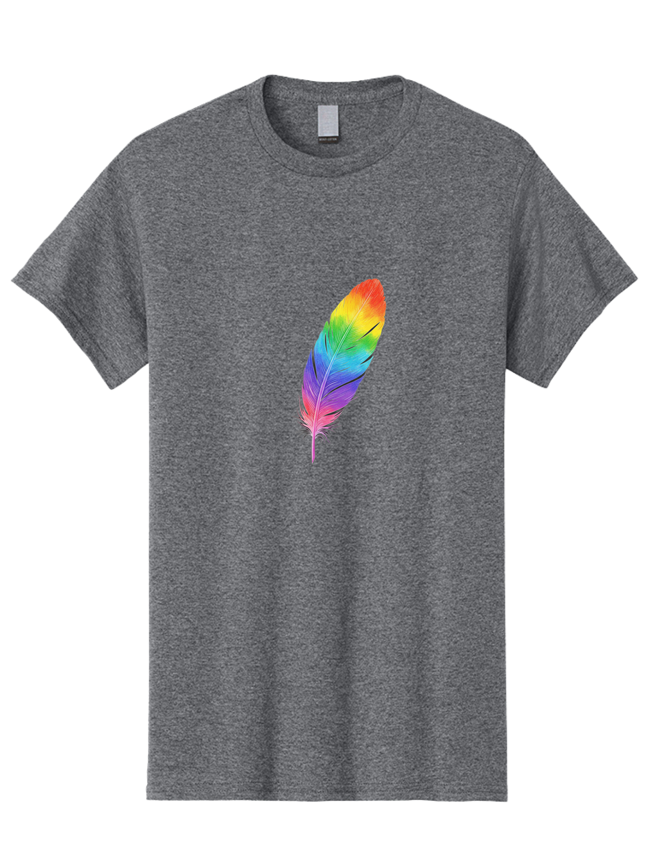 Rainbow-Feather-15 Men'S Graphic Tee, 100% Cotton, Comfortable Casual Summer Wear, Machine Washable, Vintage Camera, Old Camera, Antique Camera, Black Camera, Classic Photography, Photography Equipment, Nostalgic Device, Film Camera, Baj223