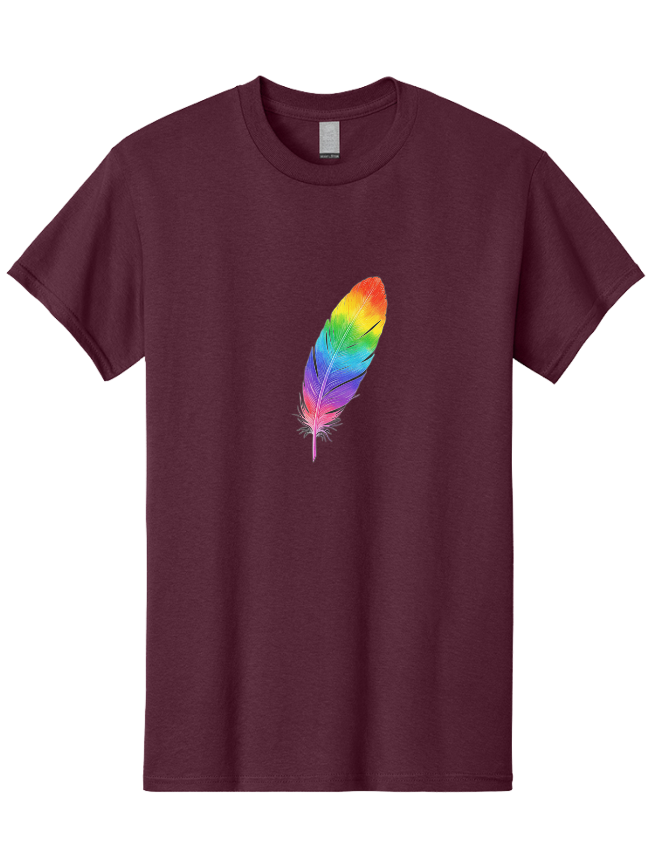 Rainbow-Feather-15 Men'S Graphic Tee, 100% Cotton, Comfortable Casual Summer Wear, Machine Washable, Vintage Camera, Old Camera, Antique Camera, Black Camera, Classic Photography, Photography Equipment, Nostalgic Device, Film Camera, Baj223