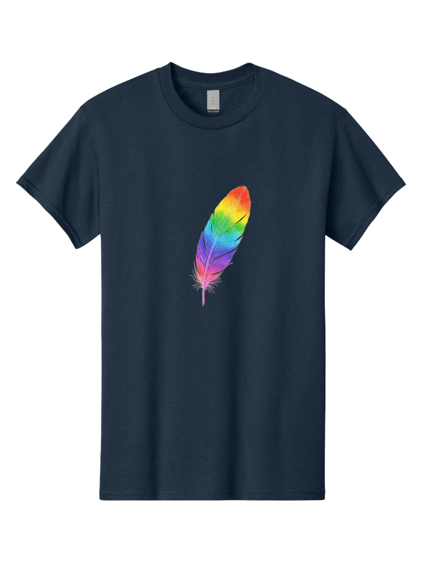 Rainbow-Feather-15 Men'S Graphic Tee, 100% Cotton, Comfortable Casual Summer Wear, Machine Washable, Vintage Camera, Old Camera, Antique Camera, Black Camera, Classic Photography, Photography Equipment, Nostalgic Device, Film Camera, Baj223
