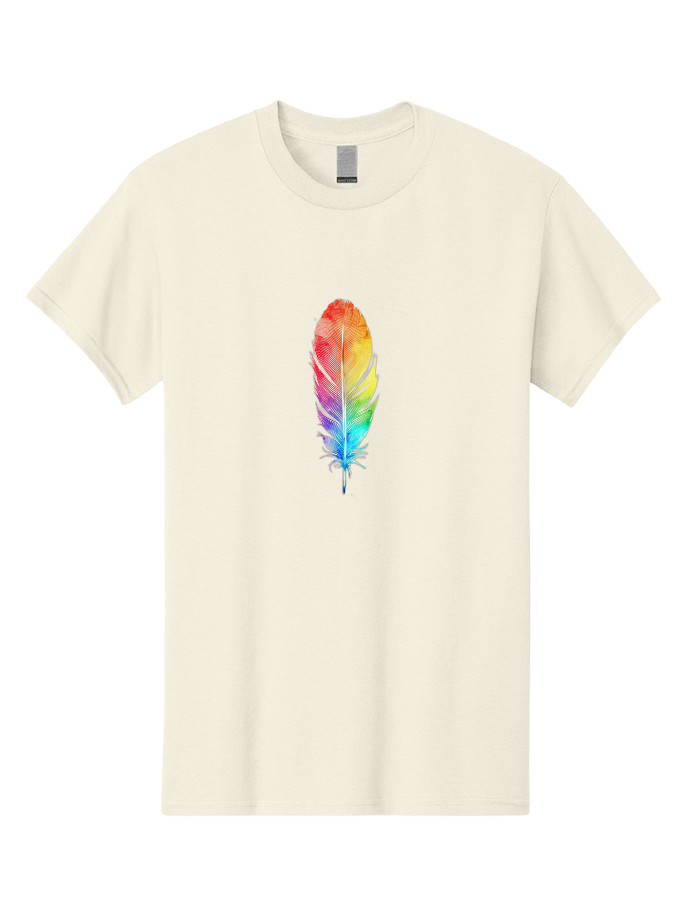 Rainbow-Feather-2 Men'S Graphic Tee, 100% Cotton, Comfortable Casual Summer Wear, Machine Washable, Vintage Camera, Old Camera, Antique Camera, Black Camera, Classic Photography, Photography Equipment, Nostalgic Device, Film Camera, Camera Art Baj225