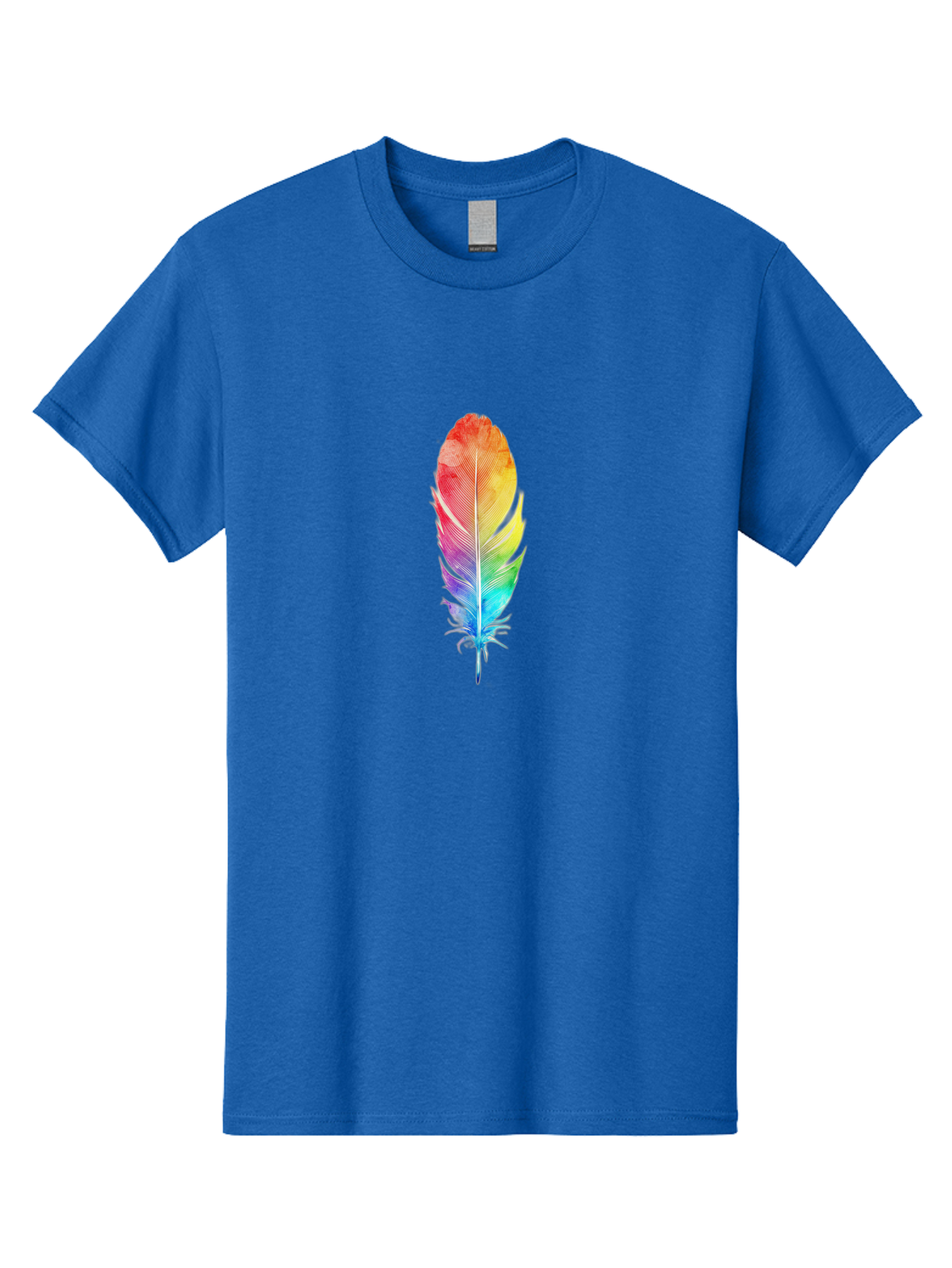 Rainbow-Feather-2 Men'S Graphic Tee, 100% Cotton, Comfortable Casual Summer Wear, Machine Washable, Vintage Camera, Old Camera, Antique Camera, Black Camera, Classic Photography, Photography Equipment, Nostalgic Device, Film Camera, Camera Art Baj225