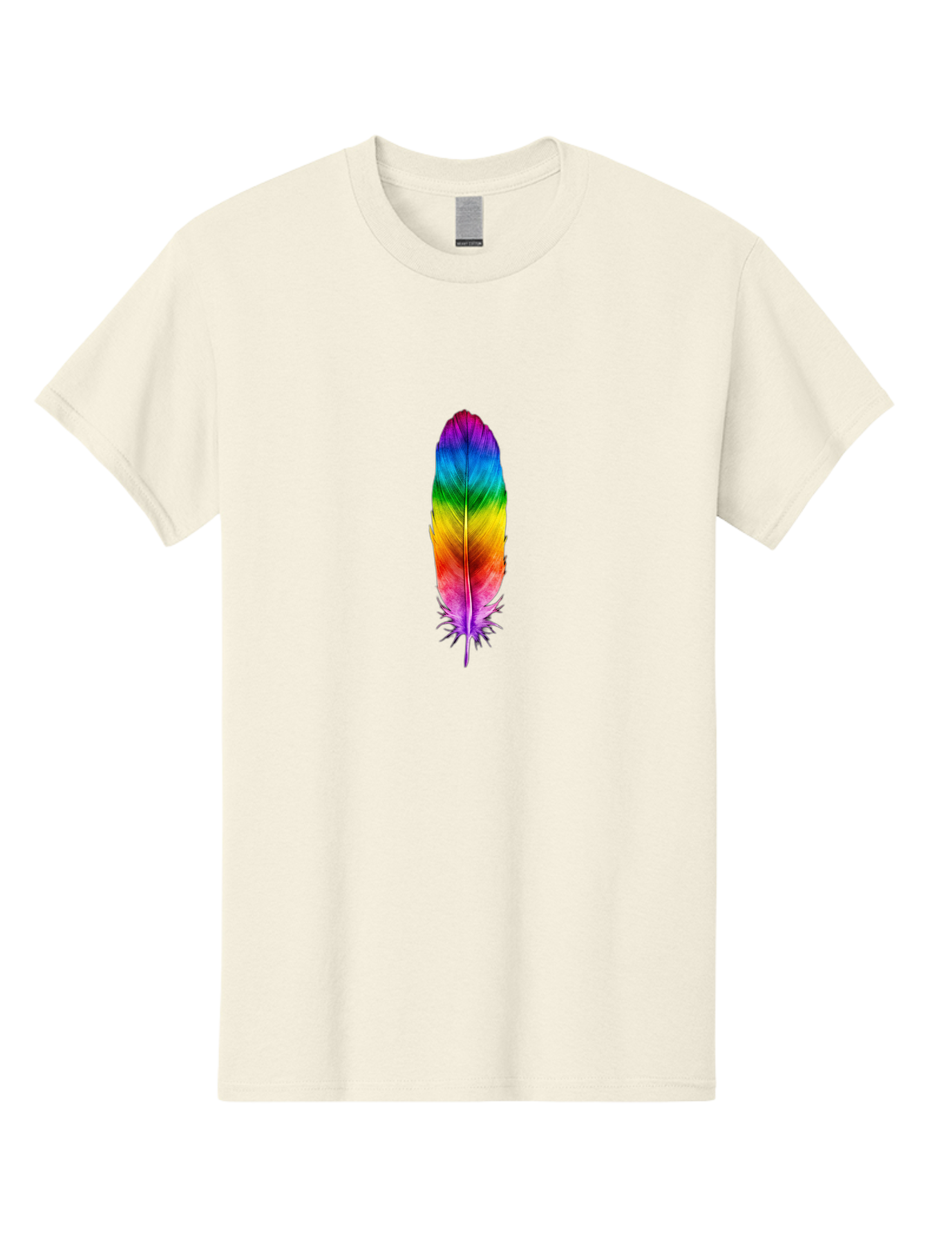 Rainbow-Feather-3 Men'S Graphic Tee, 100% Cotton, Comfortable Casual Summer Wear, Machine Washable, Vintage Camera, Old Camera, Antique Camera, Black Camera, Classic Photography, Photography Equipment, Nostalgic Device, Film Camera, Camera Art Baj226
