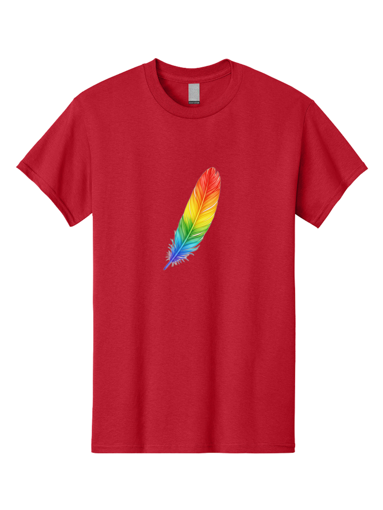 Rainbow-Feather-4 Men'S Graphic Tee, 100% Cotton, Comfortable Casual Summer Wear, Machine Washable, Vintage Camera, Old Camera, Antique Camera, Black Camera, Classic Photography, Photography Equipment, Nostalgic Device, Film Camera, Camera Art Baj227