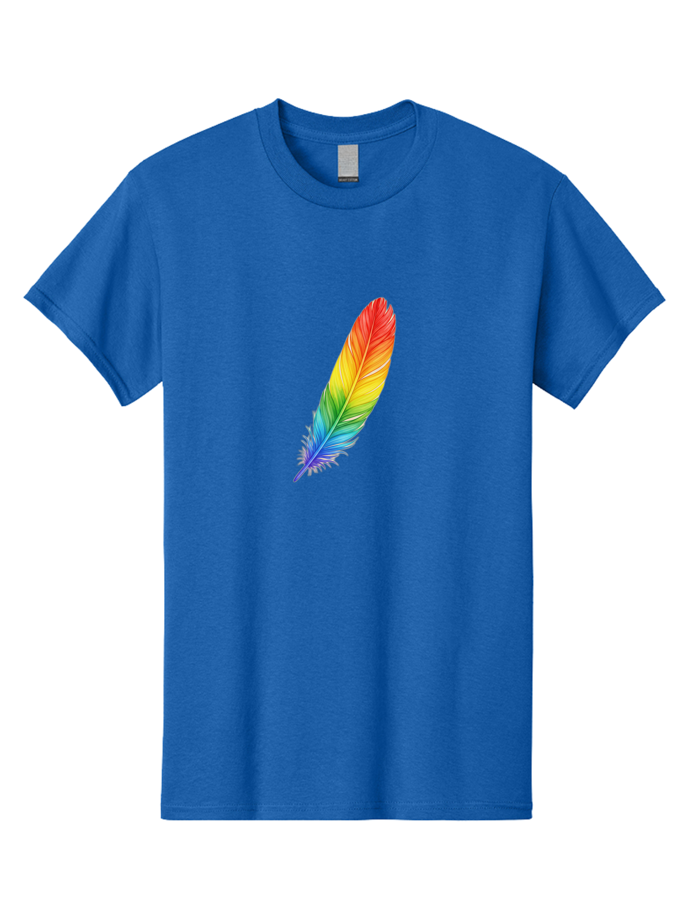 Rainbow-Feather-4 Men'S Graphic Tee, 100% Cotton, Comfortable Casual Summer Wear, Machine Washable, Vintage Camera, Old Camera, Antique Camera, Black Camera, Classic Photography, Photography Equipment, Nostalgic Device, Film Camera, Camera Art Baj227