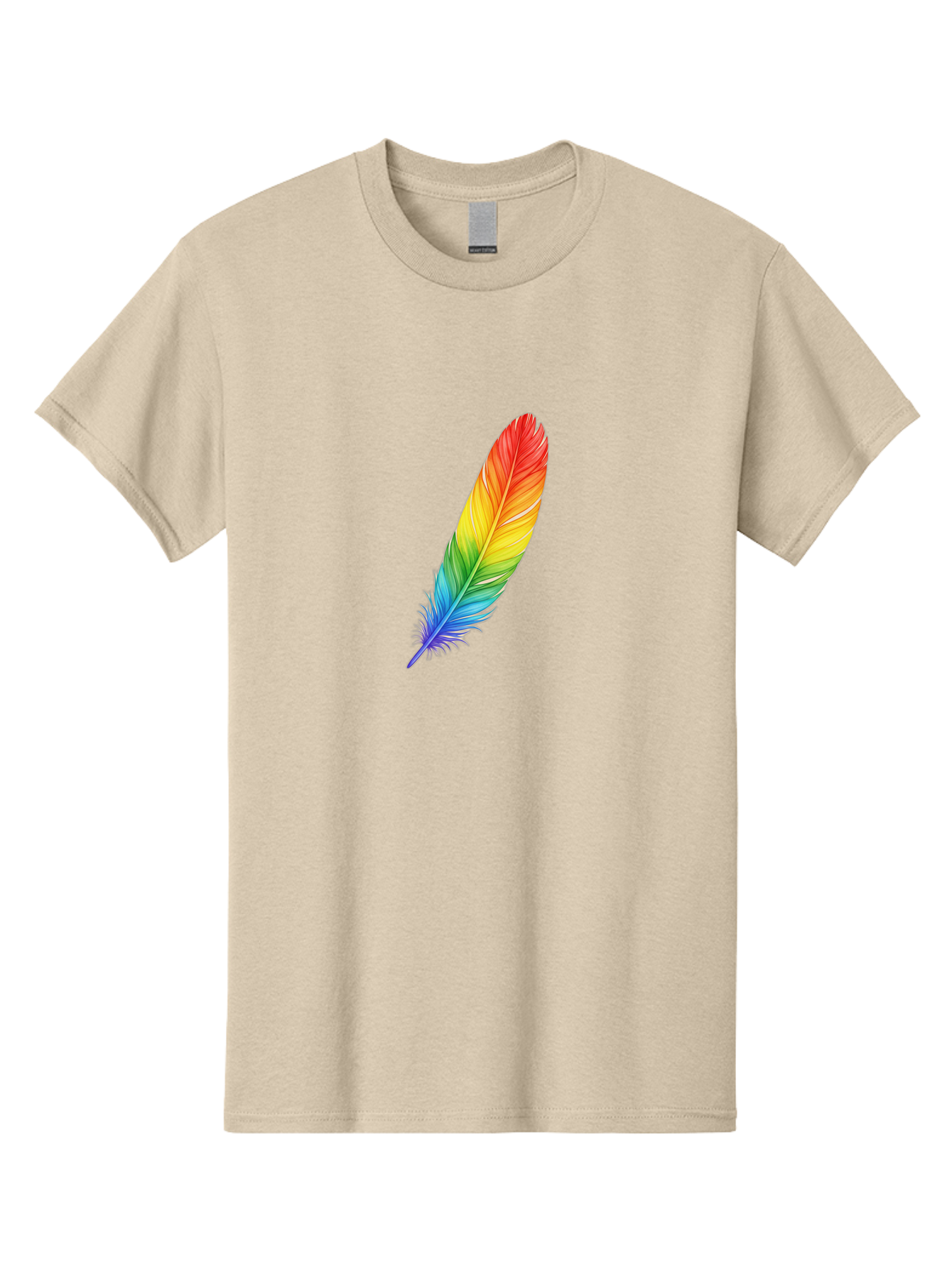 Rainbow-Feather-4 Men'S Graphic Tee, 100% Cotton, Comfortable Casual Summer Wear, Machine Washable, Vintage Camera, Old Camera, Antique Camera, Black Camera, Classic Photography, Photography Equipment, Nostalgic Device, Film Camera, Camera Art Baj227