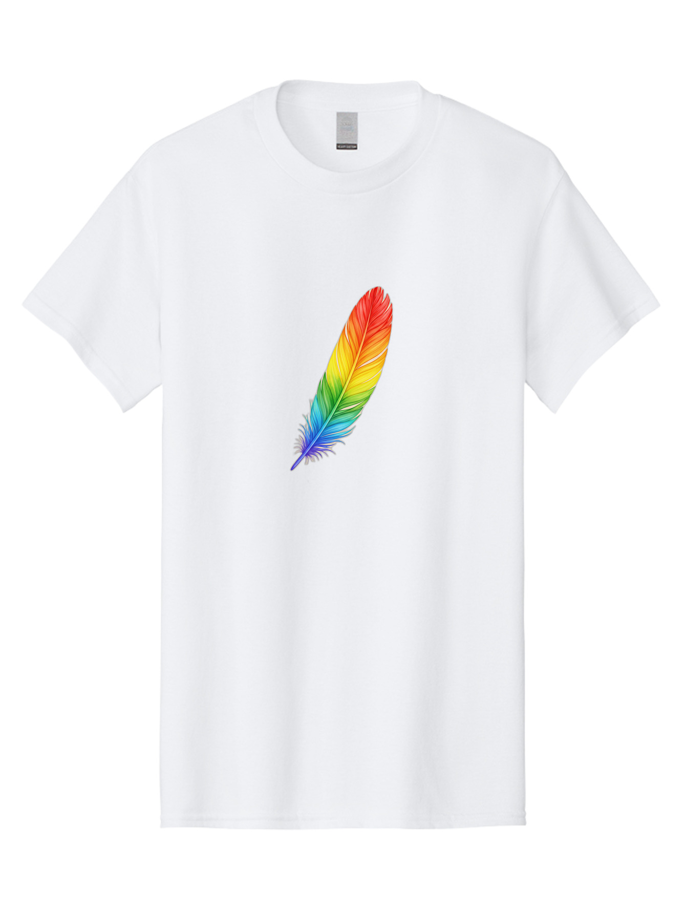 Rainbow-Feather-4 Men'S Graphic Tee, 100% Cotton, Comfortable Casual Summer Wear, Machine Washable, Vintage Camera, Old Camera, Antique Camera, Black Camera, Classic Photography, Photography Equipment, Nostalgic Device, Film Camera, Camera Art Baj227