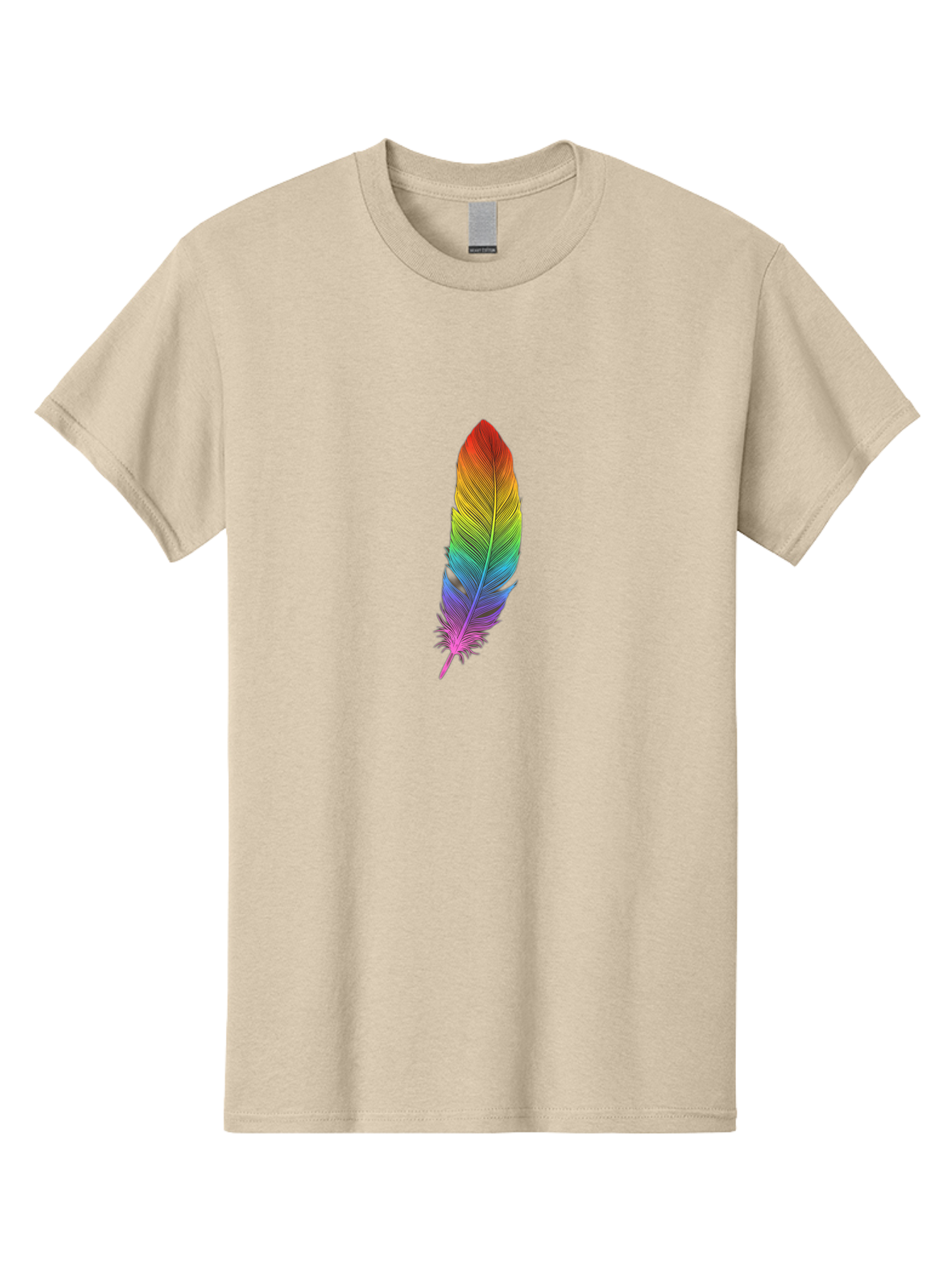 Rainbow-Feather-5 Men'S Graphic Tee, 100% Cotton, Comfortable Casual Summer Wear, Machine Washable, Vintage Camera, Old Camera, Antique Camera, Black Camera, Classic Photography, Photography Equipment, Nostalgic Device, Film Camera, Camera Art Baj228