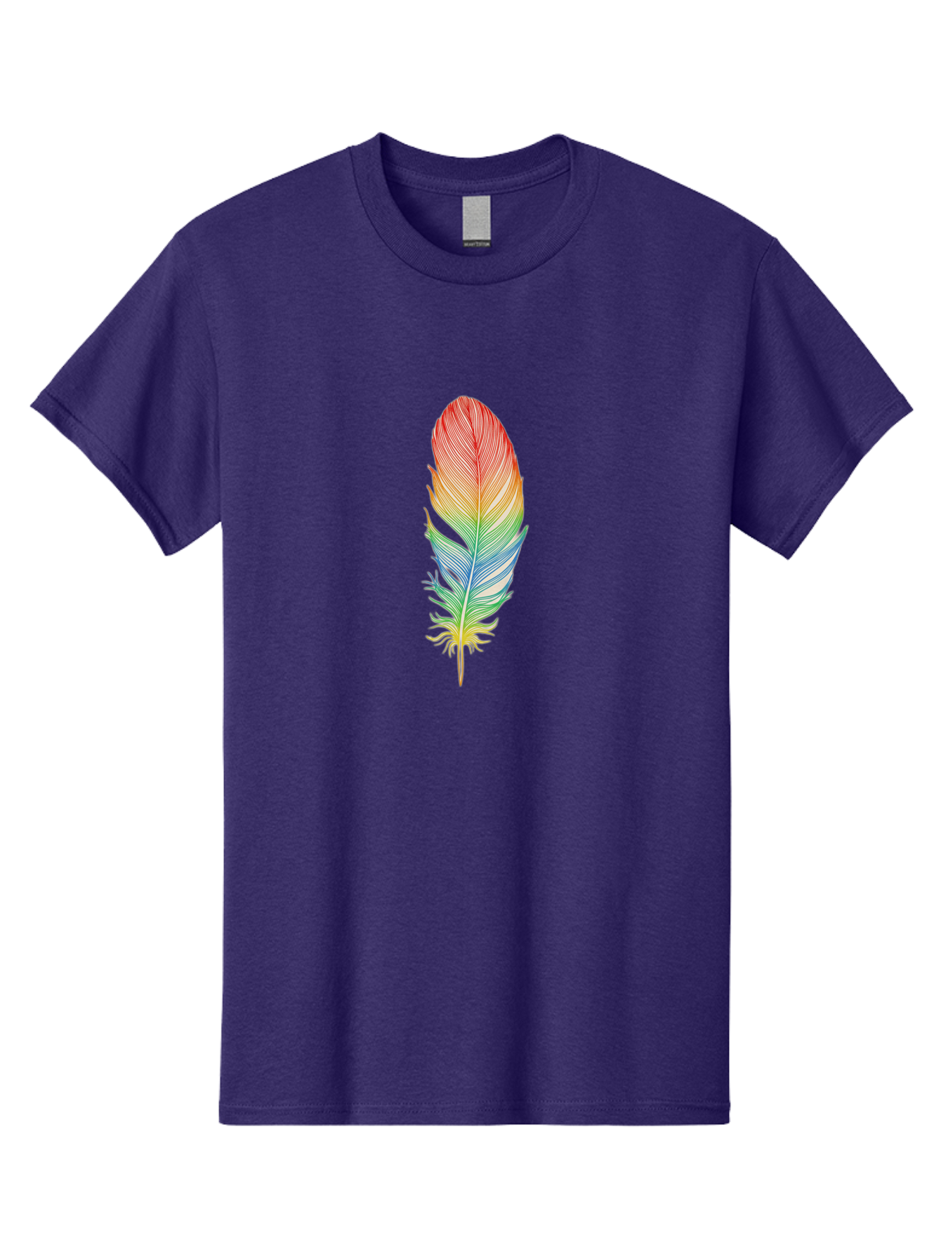 Rainbow-Feather-6 Men'S Graphic Tee, 100% Cotton, Comfortable Casual Summer Wear, Machine Washable, Vintage Camera, Old Camera, Antique Camera, Black Camera, Classic Photography, Photography Equipment, Nostalgic Device, Film Camera, Camera Art Baj229