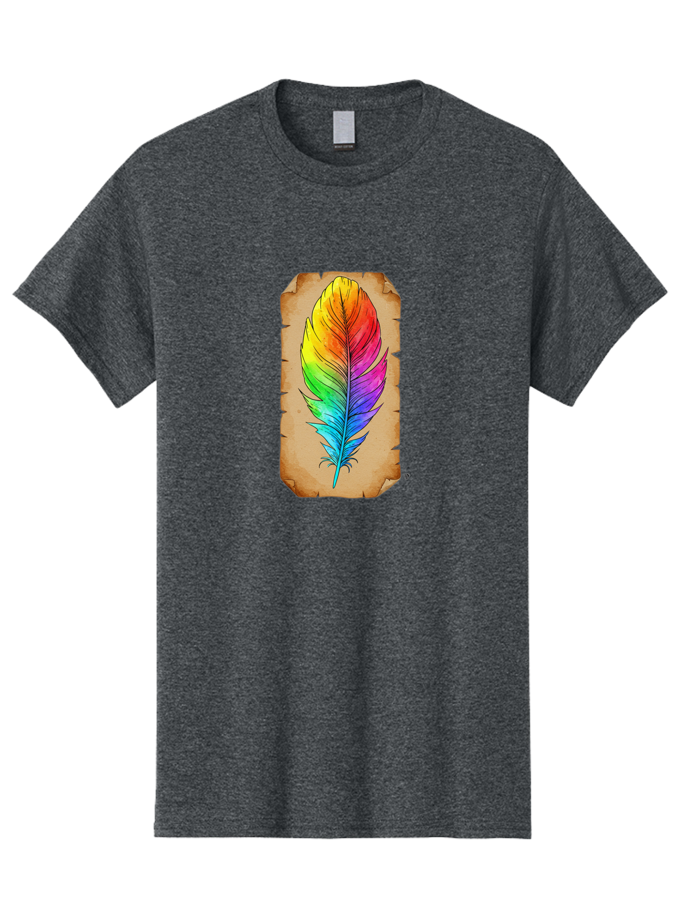 Rainbow-Feather-7 Men'S Graphic Tee, 100% Cotton, Comfortable Casual Summer Wear, Machine Washable, Vintage Camera, Old Camera, Antique Camera, Black Camera, Classic Photography, Photography Equipment, Nostalgic Device, Film Camera, Camera Art Baj230